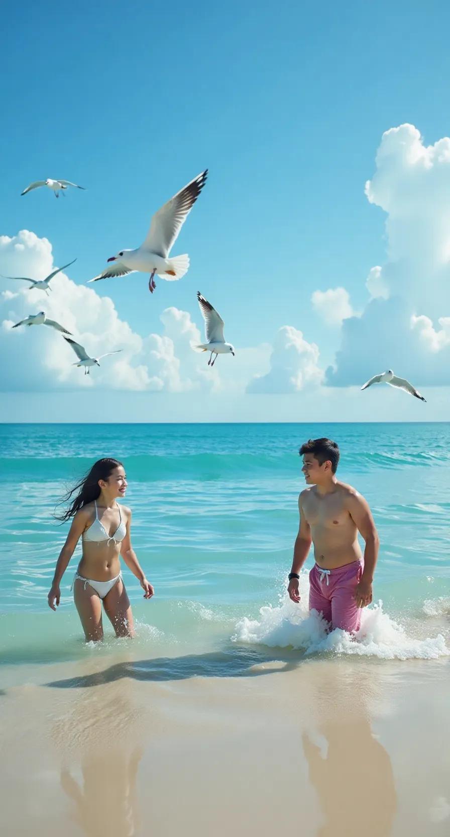 头条嘉年华，大海，海鸥，沙滩，……戳这里，一起来集邮>