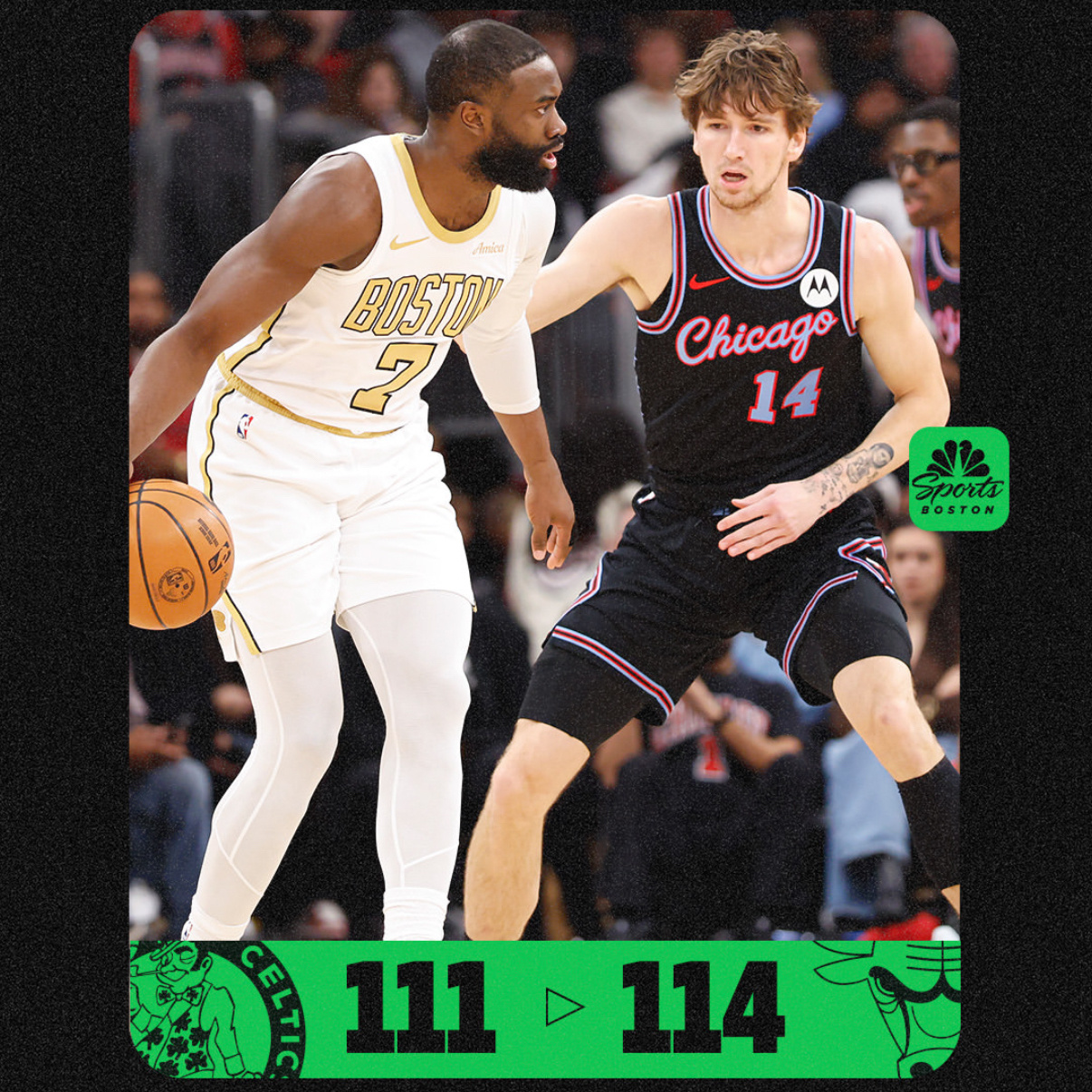 凯尔特人国度 111-114 …… 波士顿凯尔特人队客场负于芝加哥公牛队 …… 