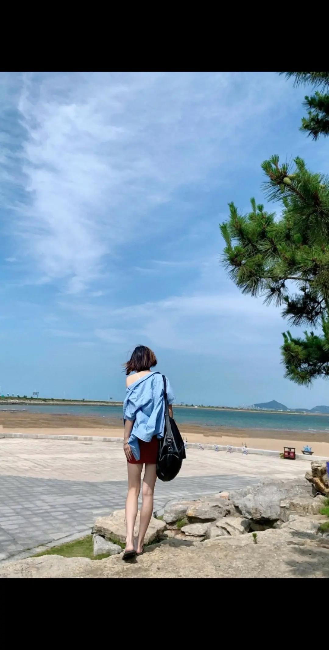 我看着你背影 想开口。