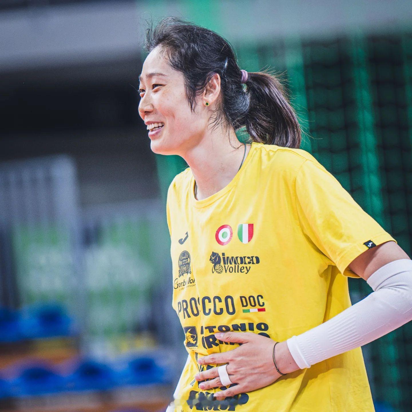 朱婷[超话]  Never miss smiles when you see o