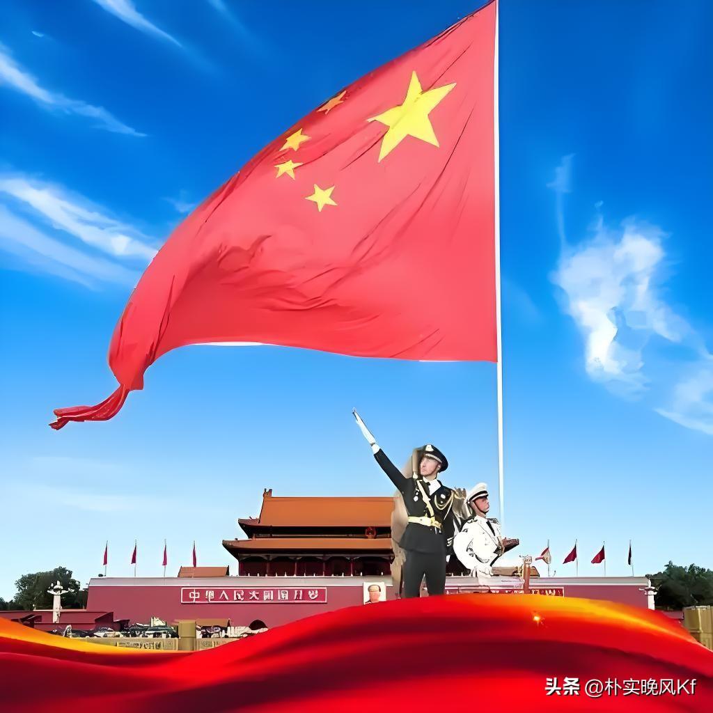 国庆挤去天安门看升旗的人，凌晨三点便在广场外排队，冻得攥着半凉的豆浆也不肯挪步，
