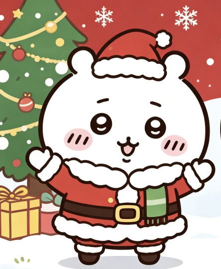 吉伊卡哇灵感共创夏日企画圣诞风格三小只仨小家伙凑堆过节，快乐直接翻倍✨是不是超级