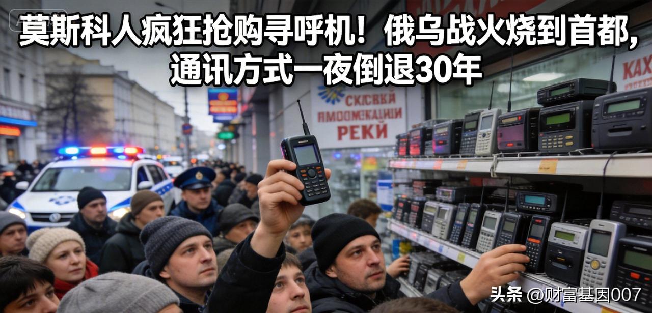 《莫斯科人疯狂抢购寻呼机！俄乌战火烧到首都，通讯方式一夜倒退30年》


- 断