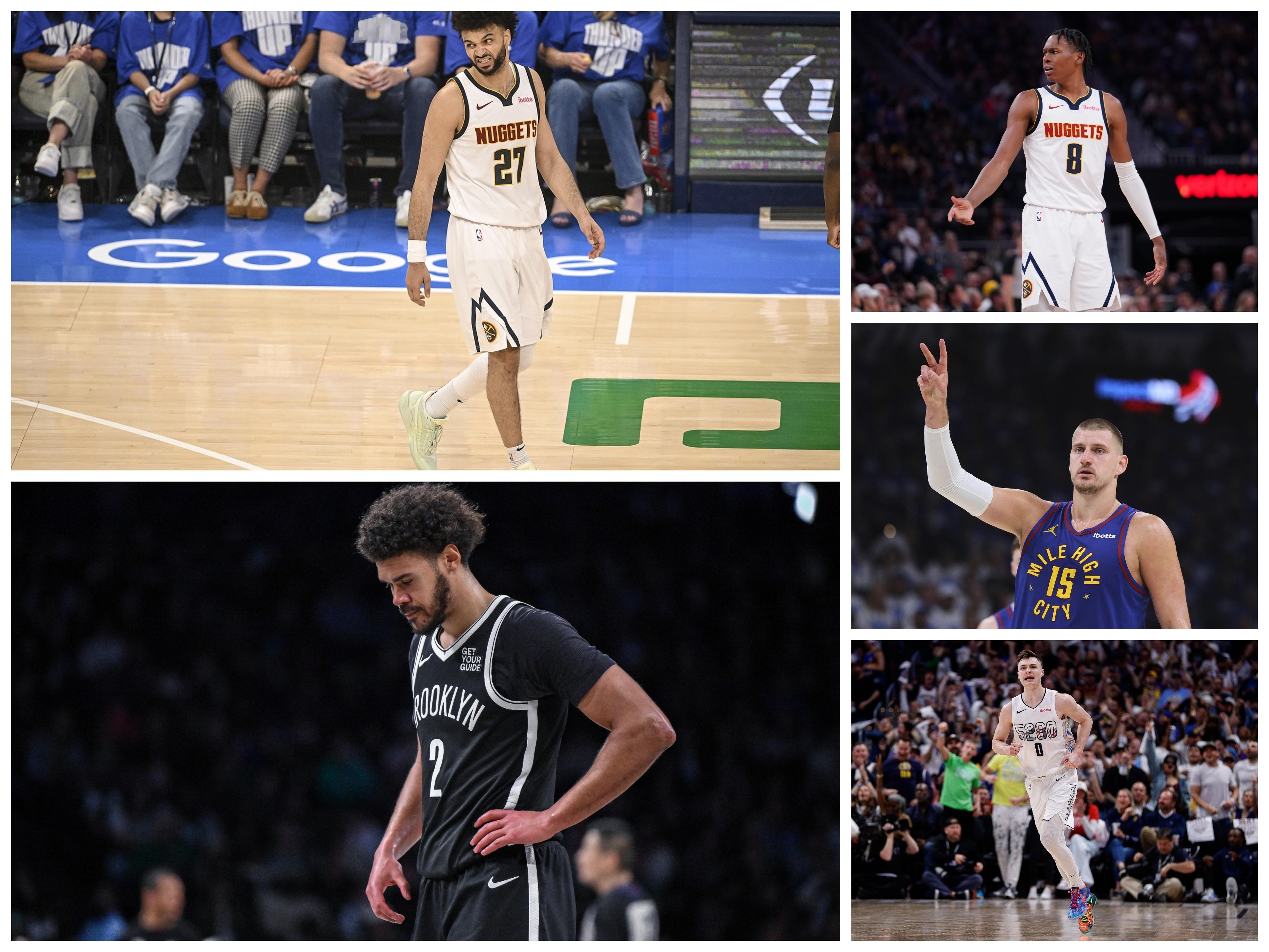 阿隆.戈登今天替补！[doge]掘金首发： 默里，布劳恩，约翰逊，沃特森，约基奇