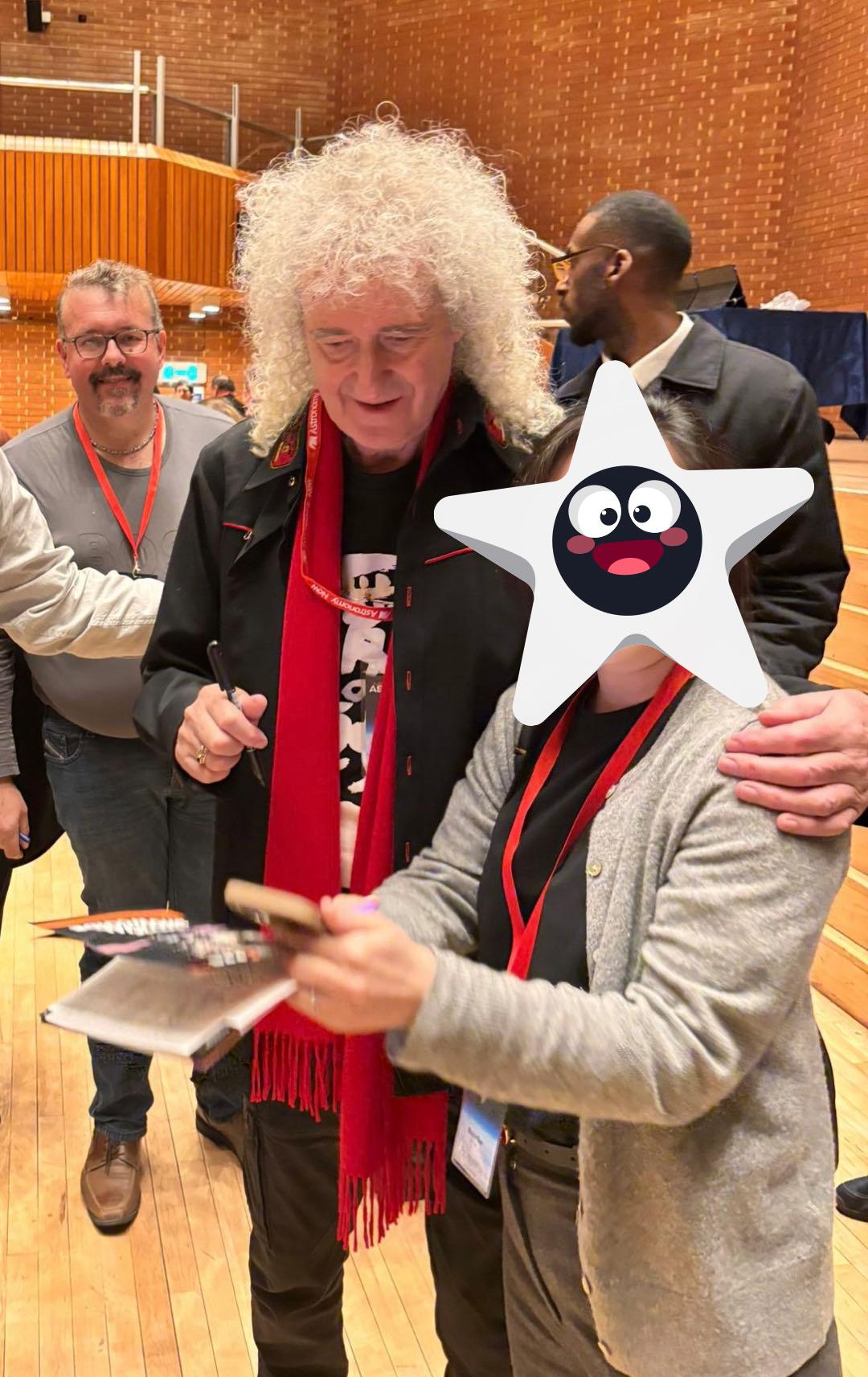 在欧洲最大天文展AstroFest偶遇梅校长🤩 海外同事带着 See...