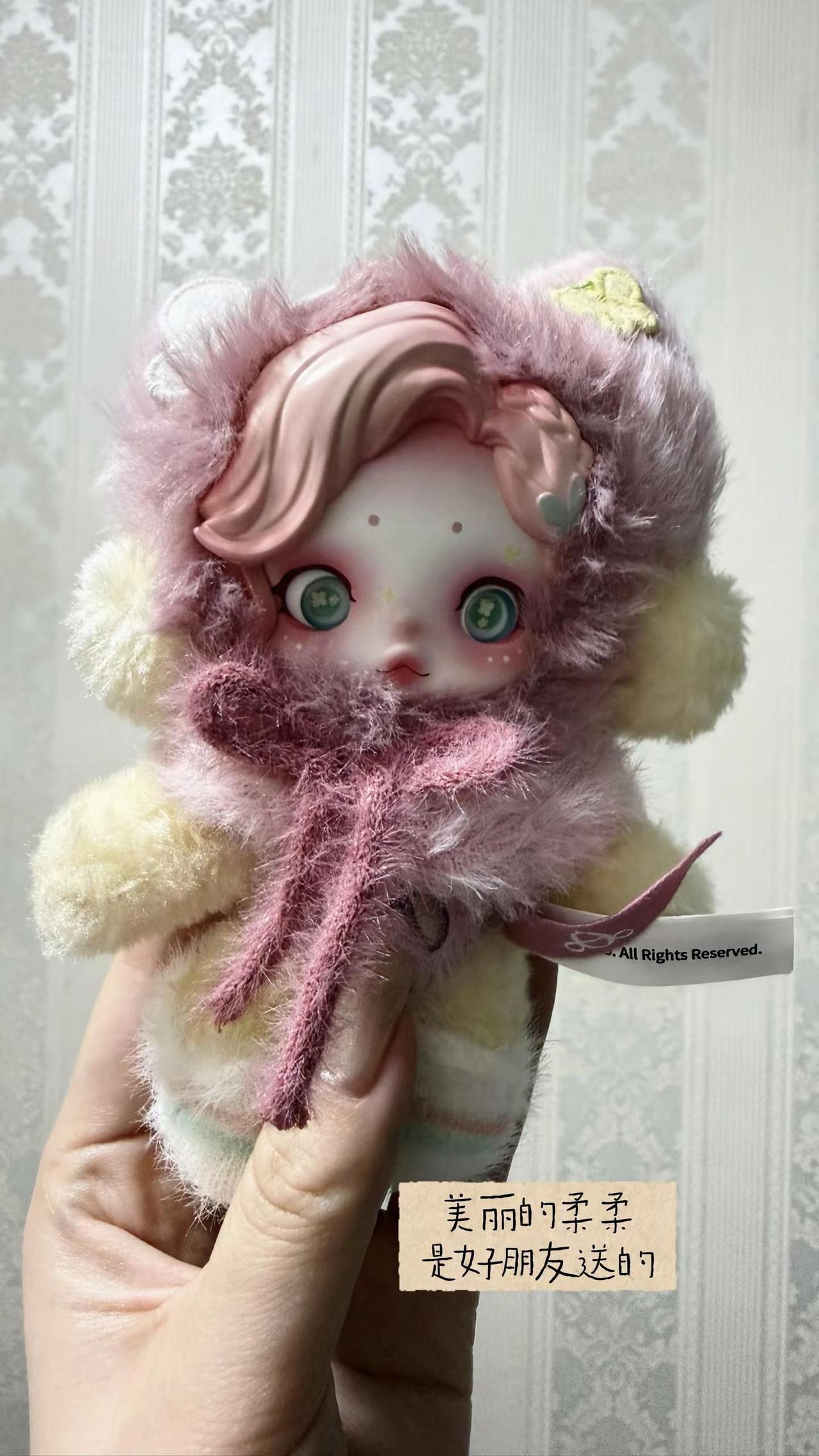 在柔柔的世界里，胆怯也能化作前行的勇气💗泡泡玛特