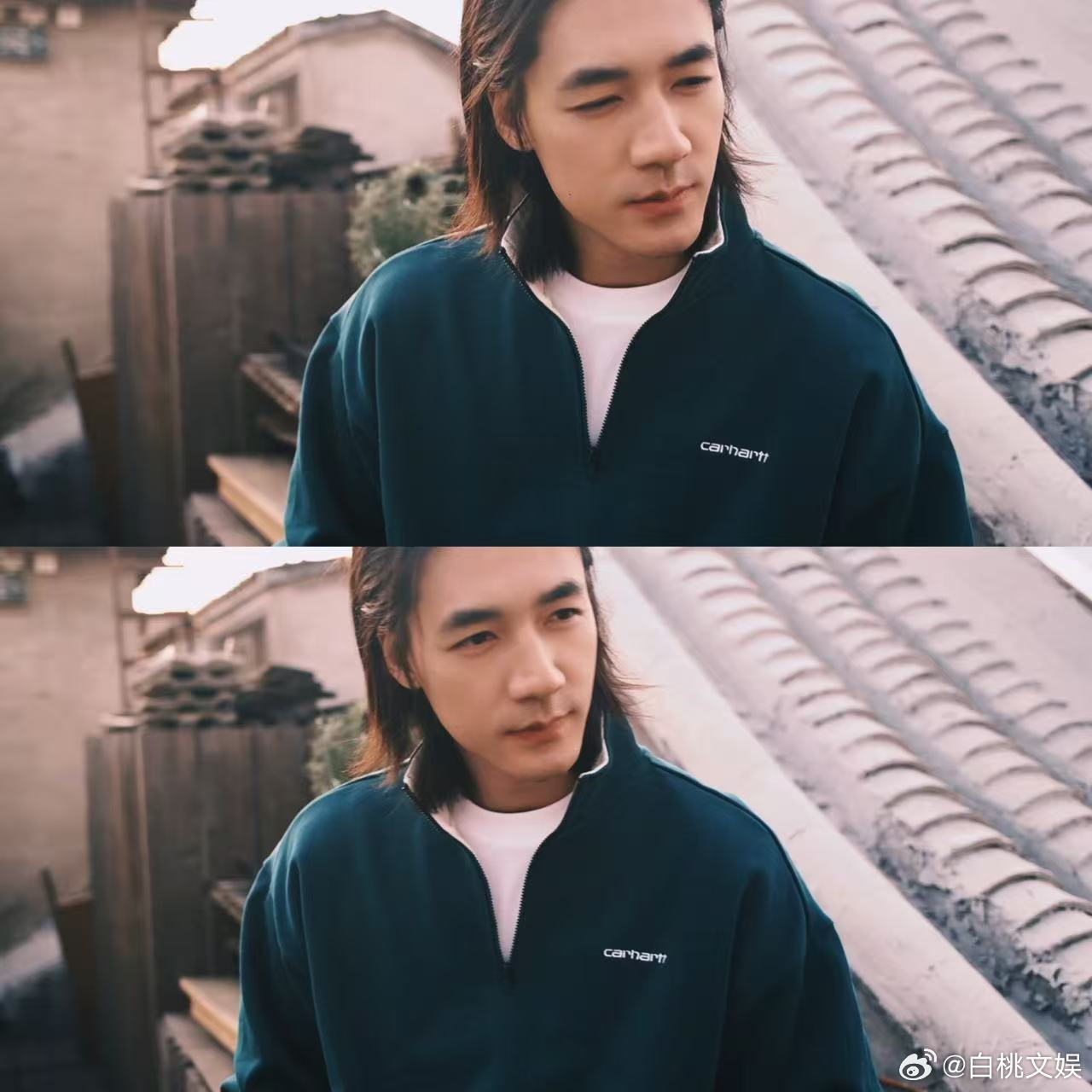 此沙花花女子杀青捧花照 谁懂啊此沙这组捧花照的杀伤力！光影、鲜花、温柔的眼神，还