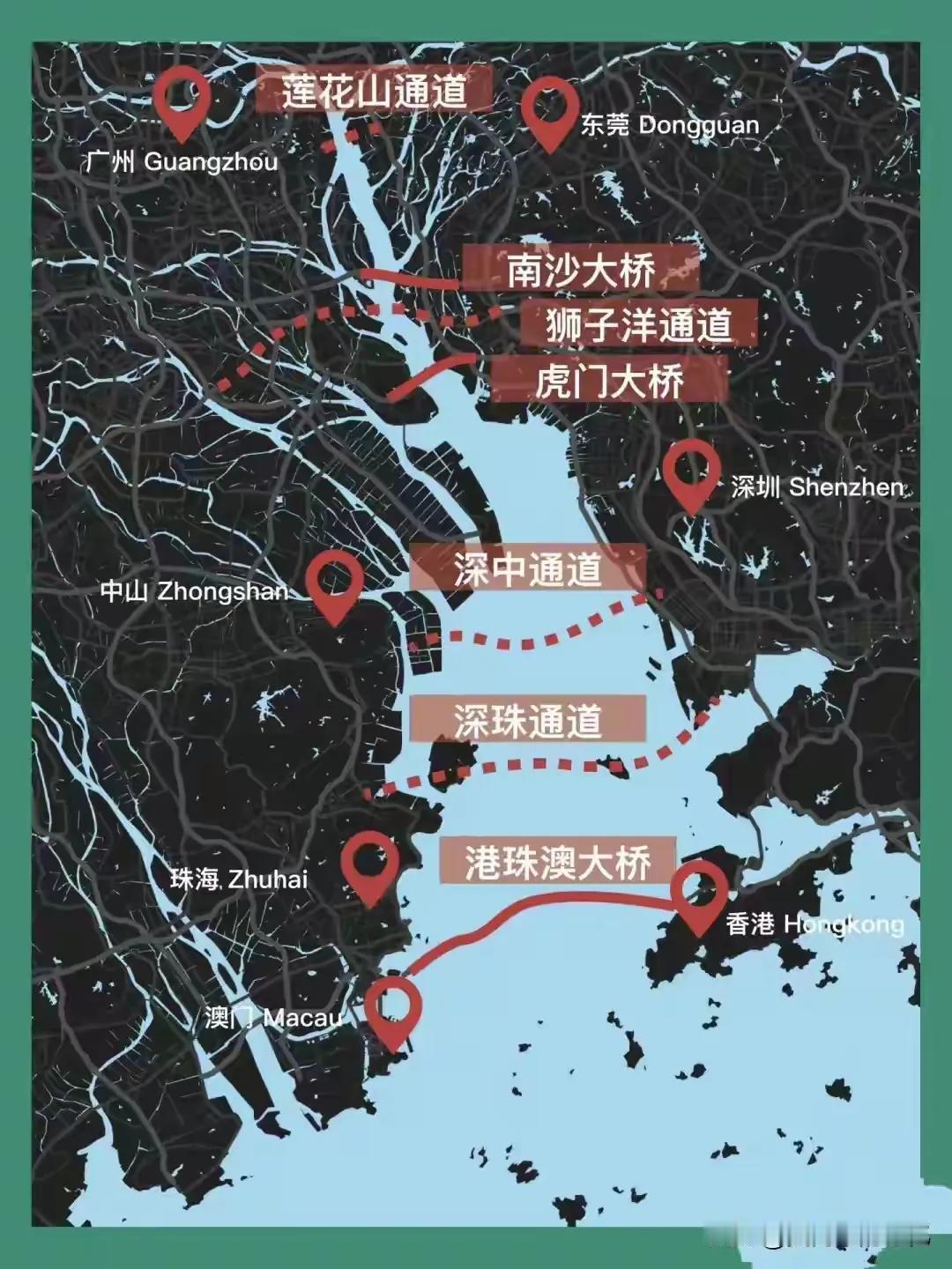 深珠通道和深中通道是如何进行功能定位的？为什么两座超级工程都有必要建设？

珠江