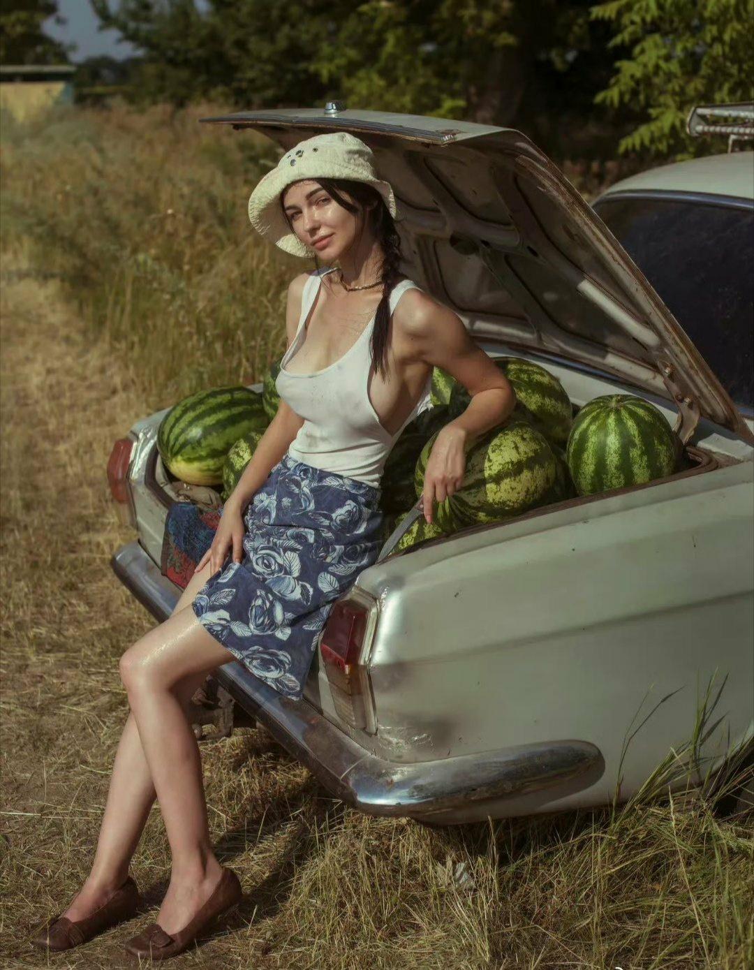 摄影佳作欣赏：《乌克兰的西瓜与女孩》，乌克兰著名摄影师戴维·杜克风摄影作品，20