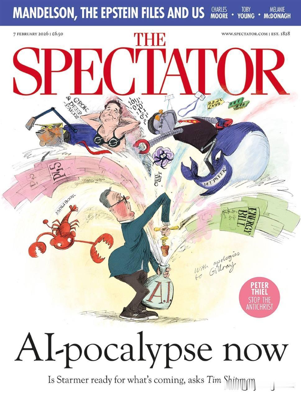 🇬🇧英国杂志《旁观者》（The Spectator）最新一期聚焦即将到来的“