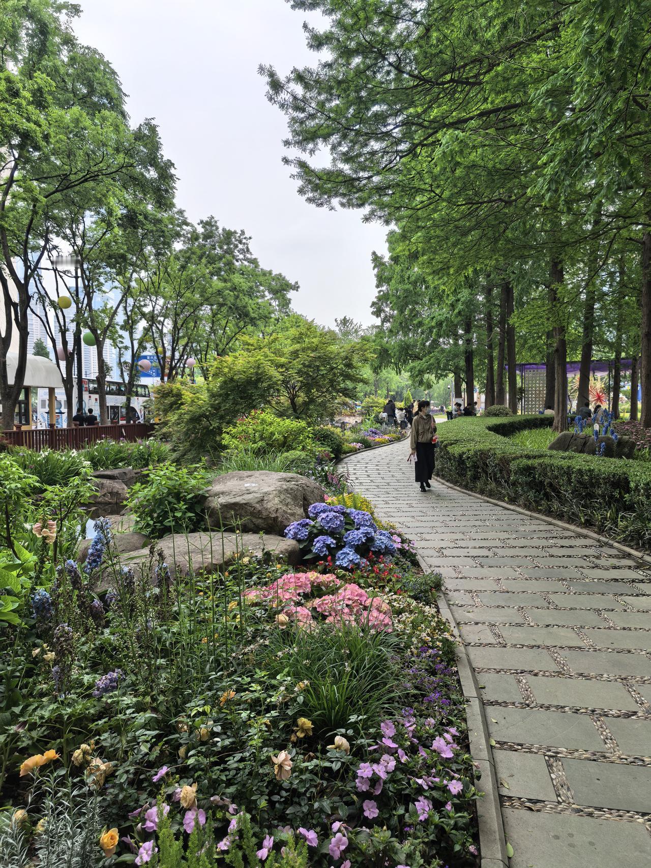 今年五一最舍不得删的照片没去挤热门景点，却在城市公园撞见了满目的绿意与繁花，这才
