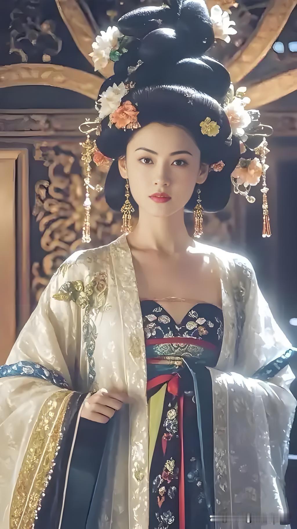 张柏芝的这个造型，那头发看着就觉得累死