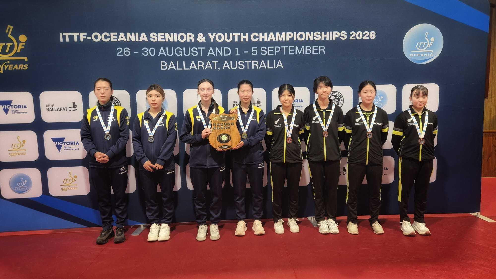 2026大洋洲乒乓球锦标赛(8.26-8.30)丨女双决赛刘杨子/康斯坦丁娜🇦