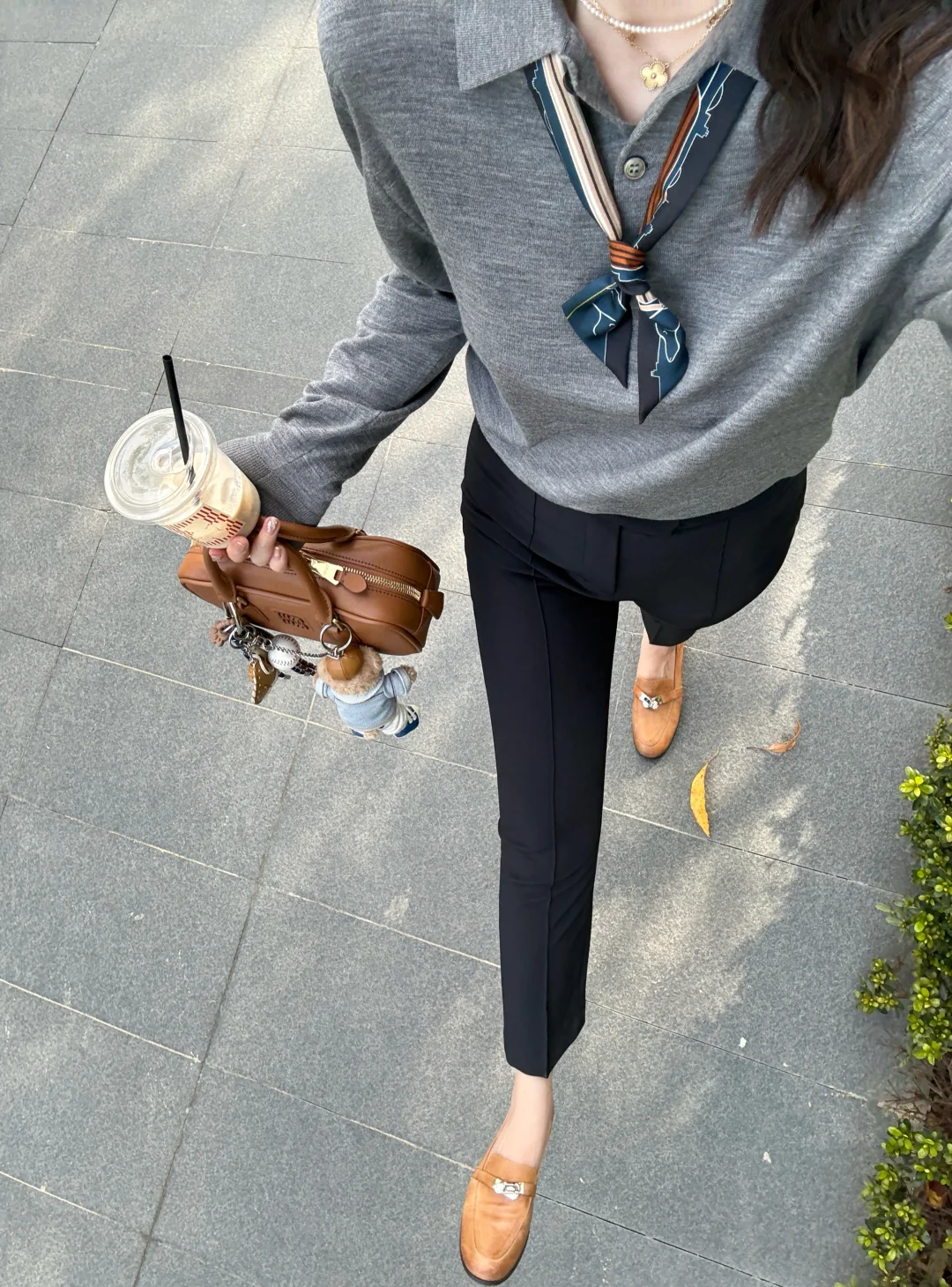 早秋通勤天花板系列🍂基础款也太香了叭～