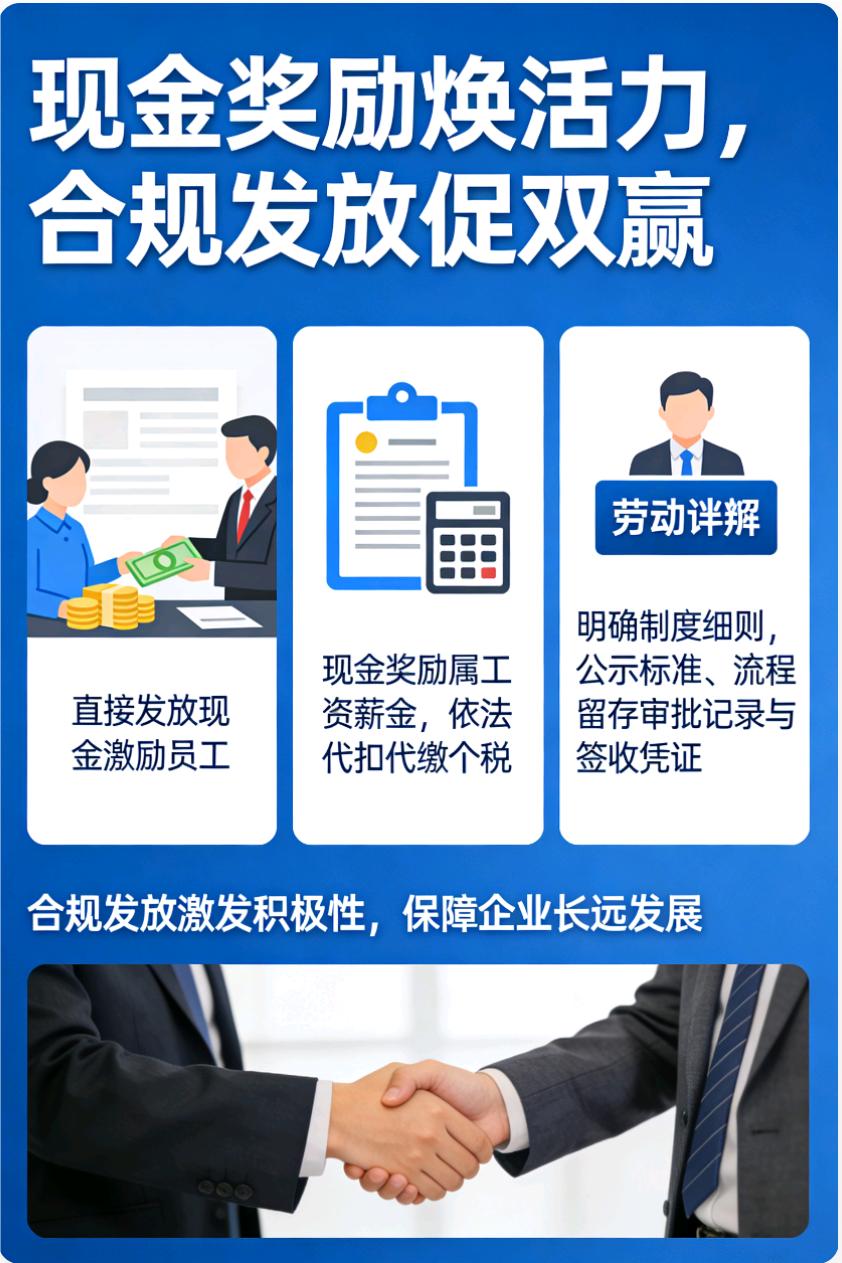 企业改奖励制度发现金，激励与合规要双兼顾💰
 
不少企业调整奖励制度，直接发放
