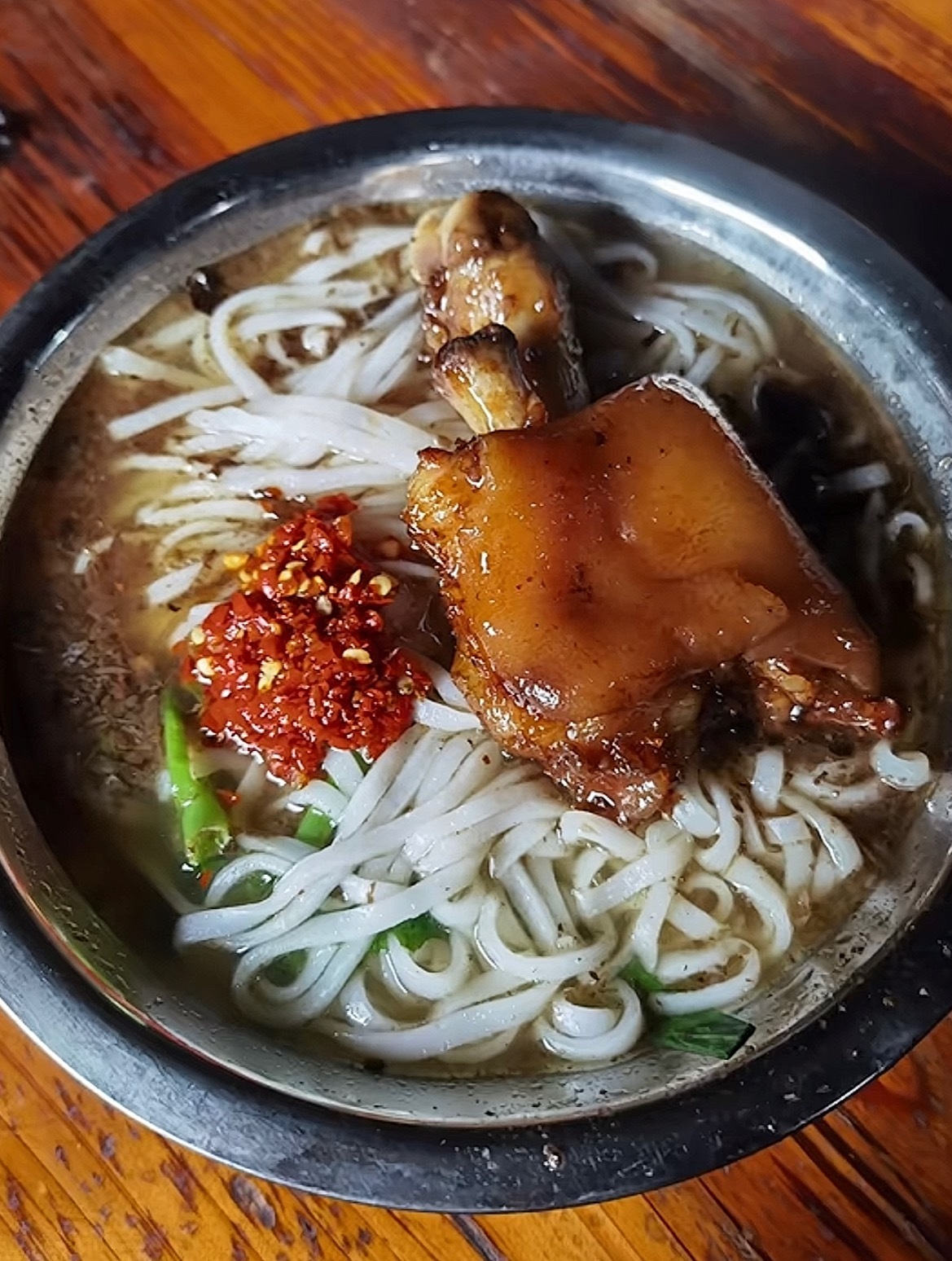 贵港平南西村猪脚粉贵港美食寻味贵港 贵港平南西村猪脚粉 