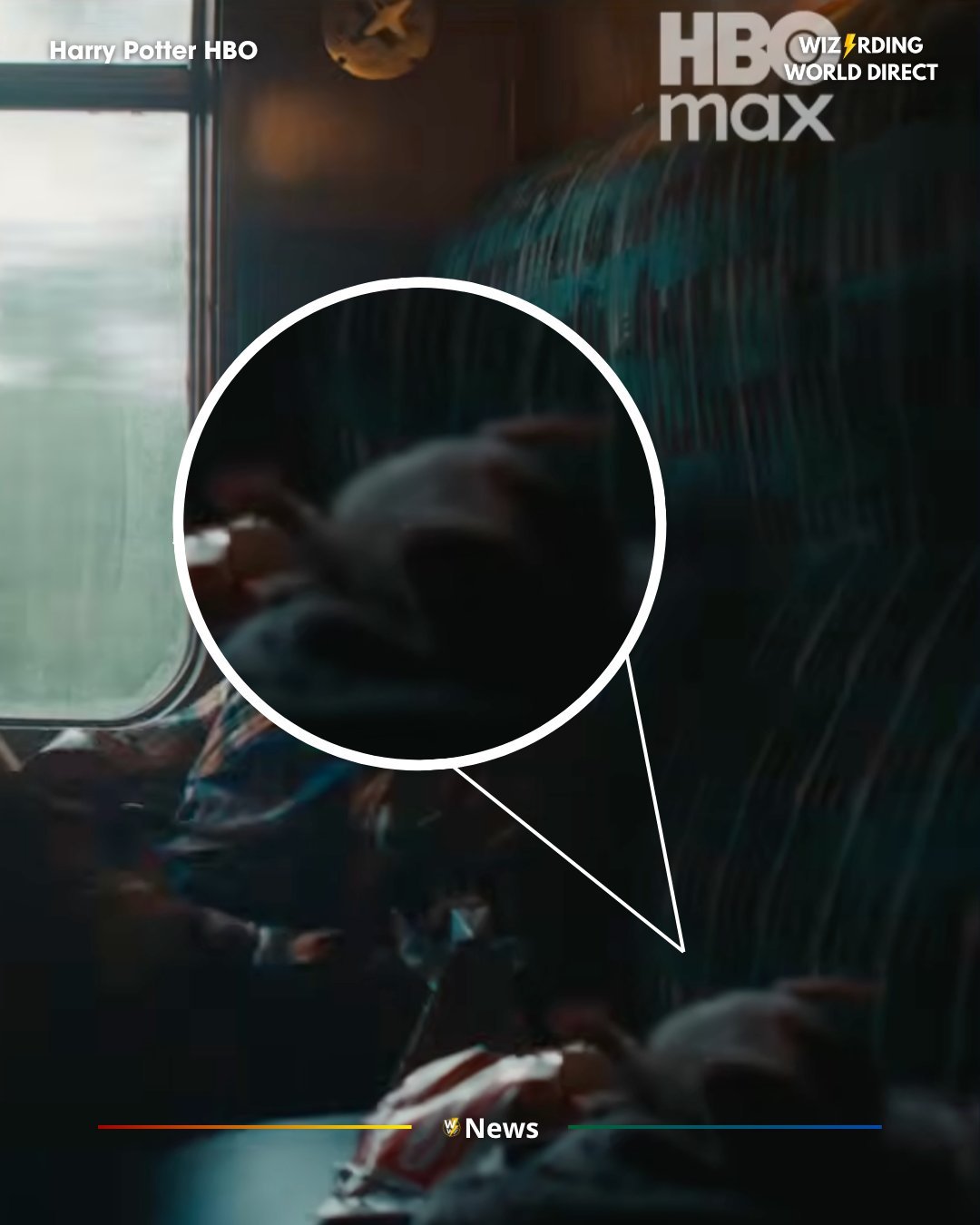 你在剧版《哈利·波特》预告中，霍格沃茨特快列车那场戏里看到斑斑了吗？预告展示了一