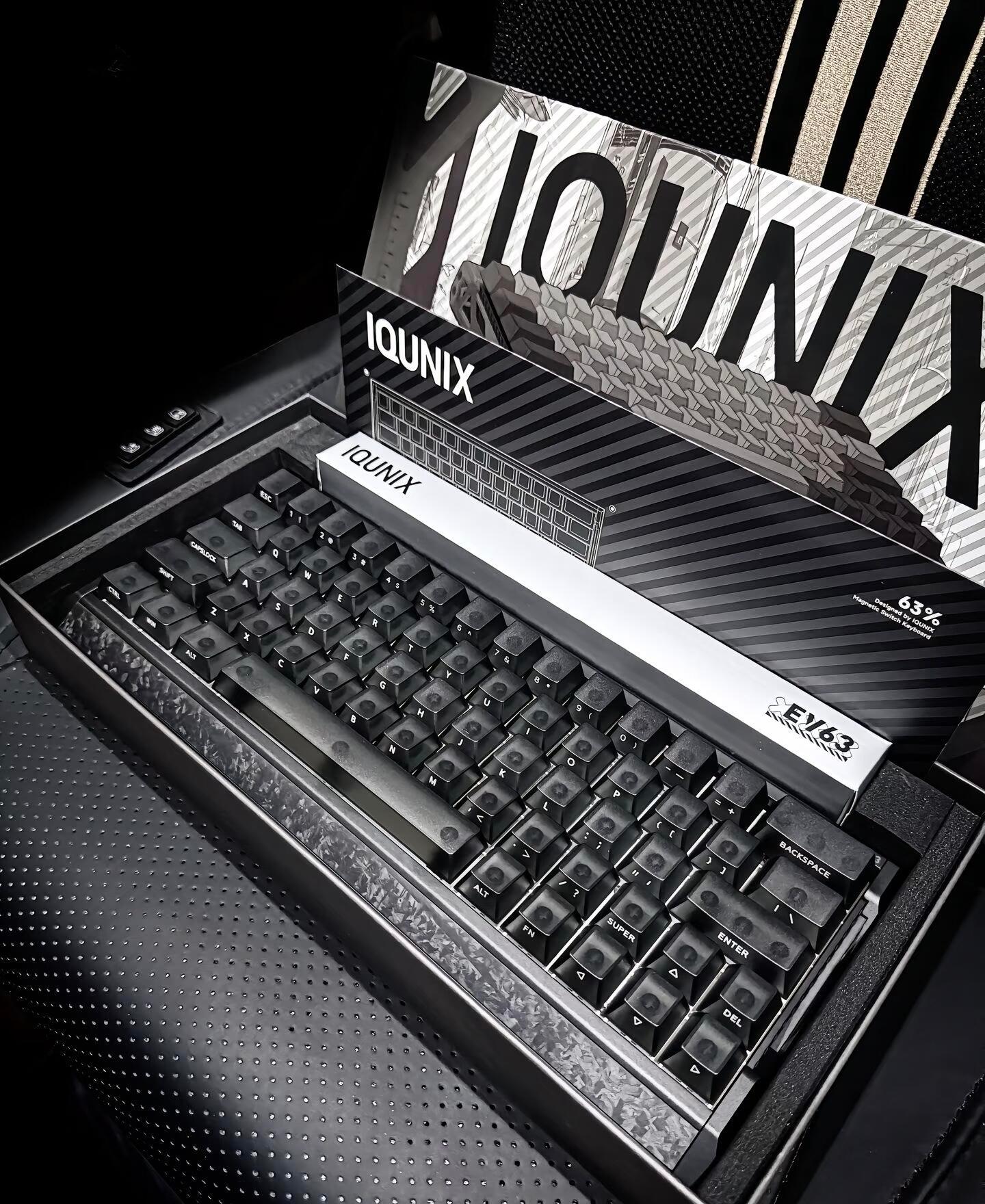 ⌨️ iQUNIX EV63✅ 优点🏛️ “桌面艺术品”级的质感：全铝合金CN