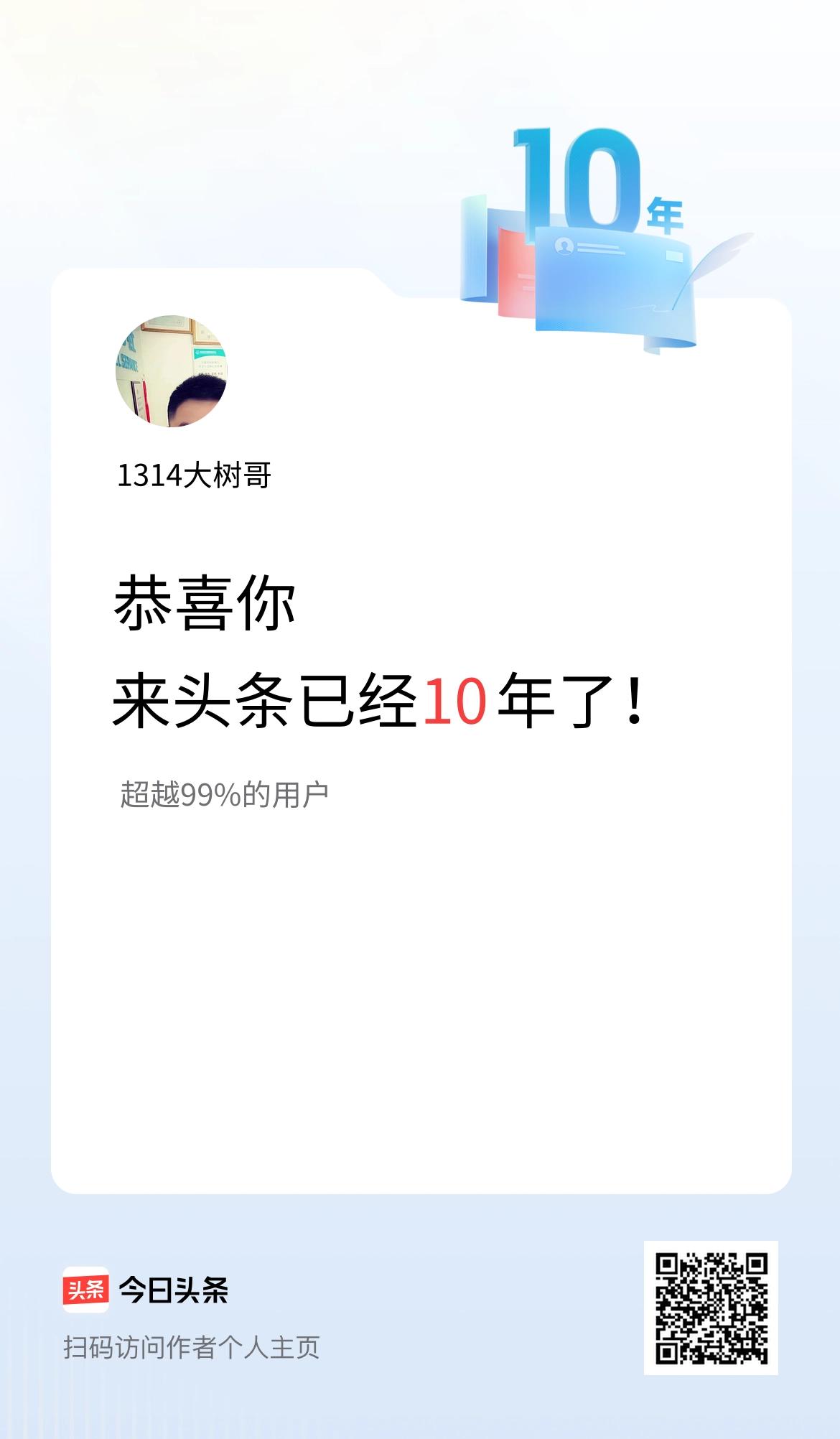 来头条已经10年了！