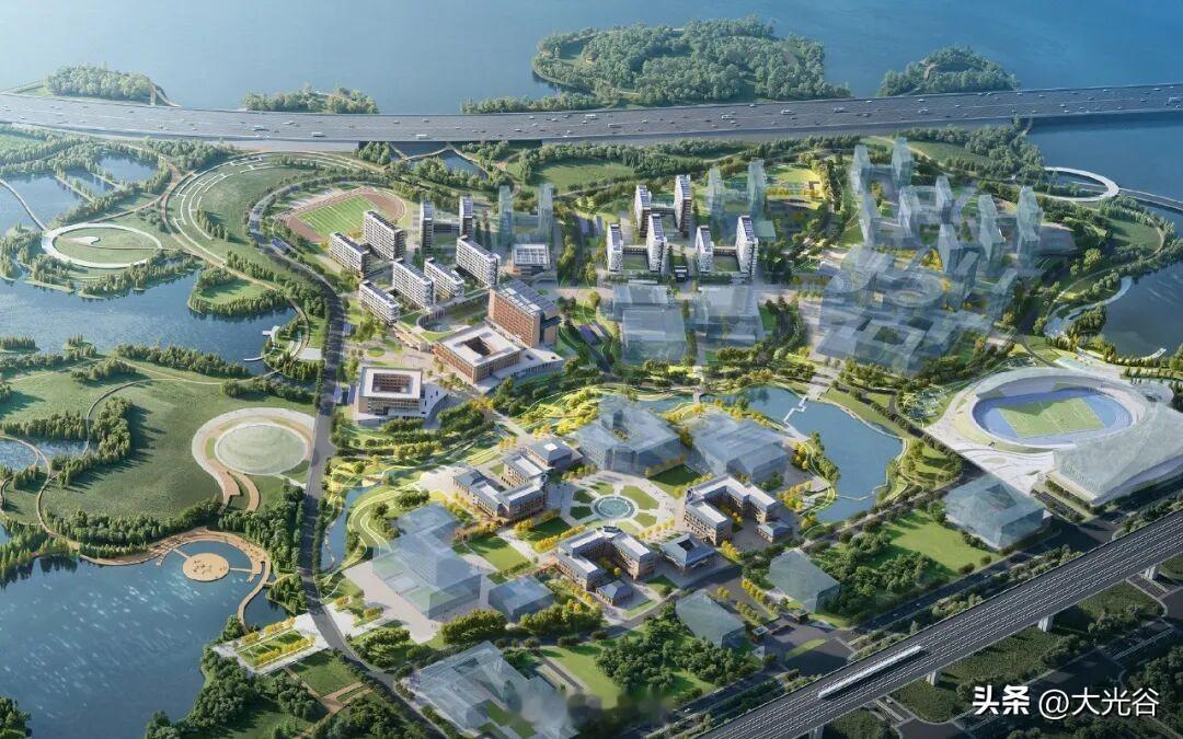 华中师范大学盘龙城校区部分建筑方案出炉
近日，华中师范大学盘龙城校区一期工程公共