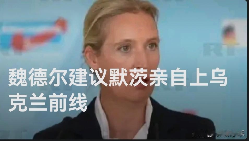 魏德尔建议默茨亲自上乌克兰前线

   据外媒报道由于德国总理默茨主张加剧与俄罗