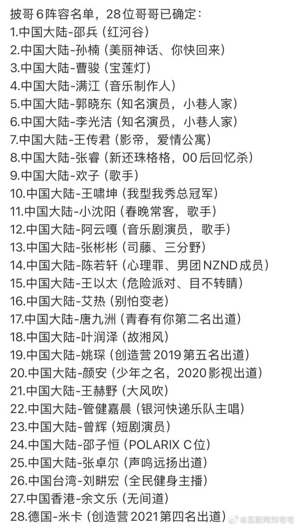 披荆斩棘阵容官宣 关晓彤这一声“爸”叫得突然，细想却挺暖的。《小巷人家》里的父女