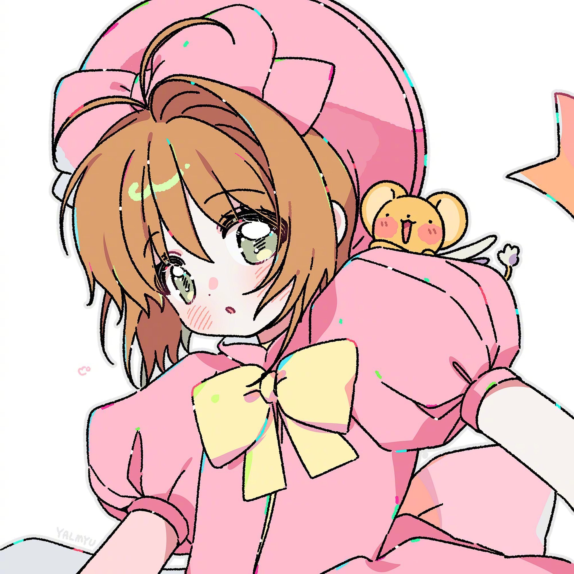 魔卡少女樱 这样的初代萌王谁能不爱！！（画师Yalmyu_22） ​​​
