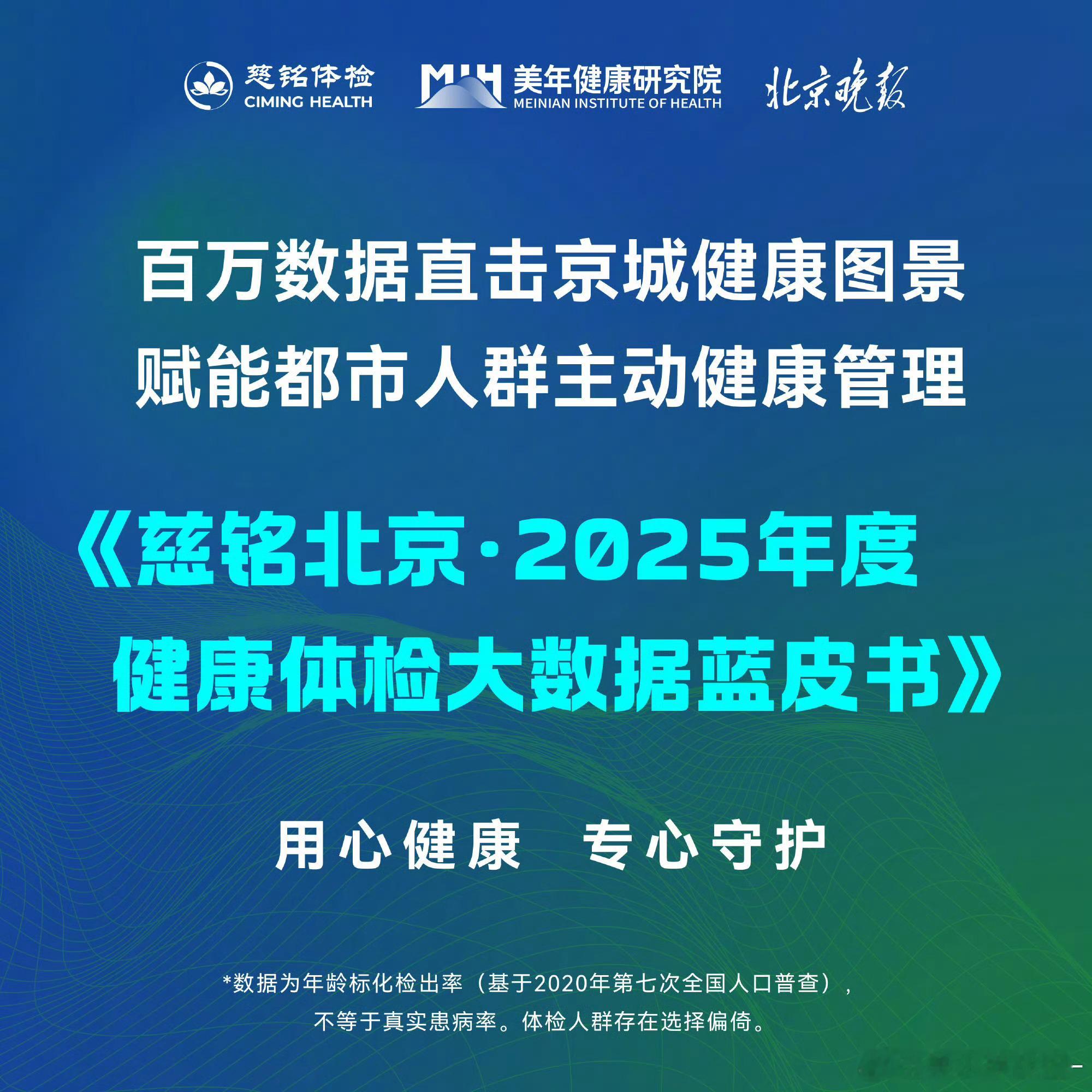 北京成年人脂肪肝检出率超43% 慈铭发布年度健康体检大数据蓝皮书，依托北京百万人