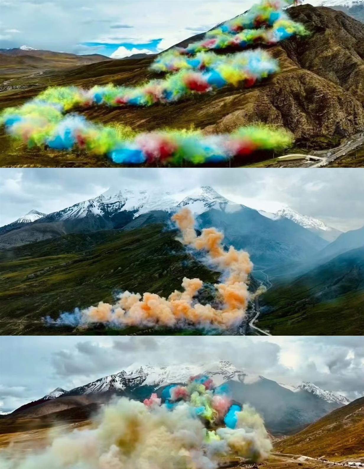 始祖鸟 “升龙”烟花秀的艺术价值先不论，网友们的评价基本是一边倒，批评反对占多数