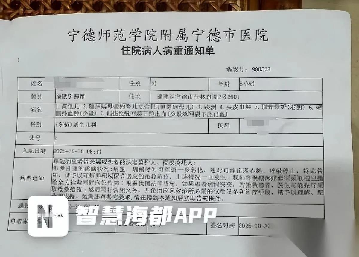 凌晨5点的医院走廊，一声哭嚎炸得人心里发颤。

刚出生5小时的宝宝，从转运车“咚
