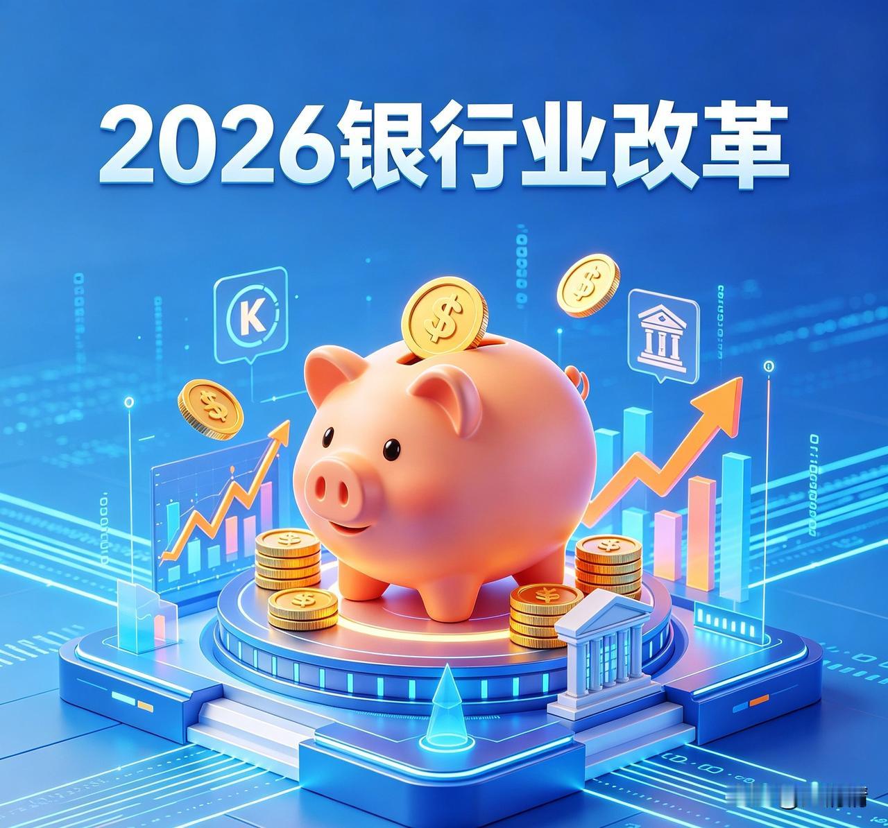 2026银行业改革落地！
普通人存钱借钱理财，
这样调整更稳妥
 
2026年是