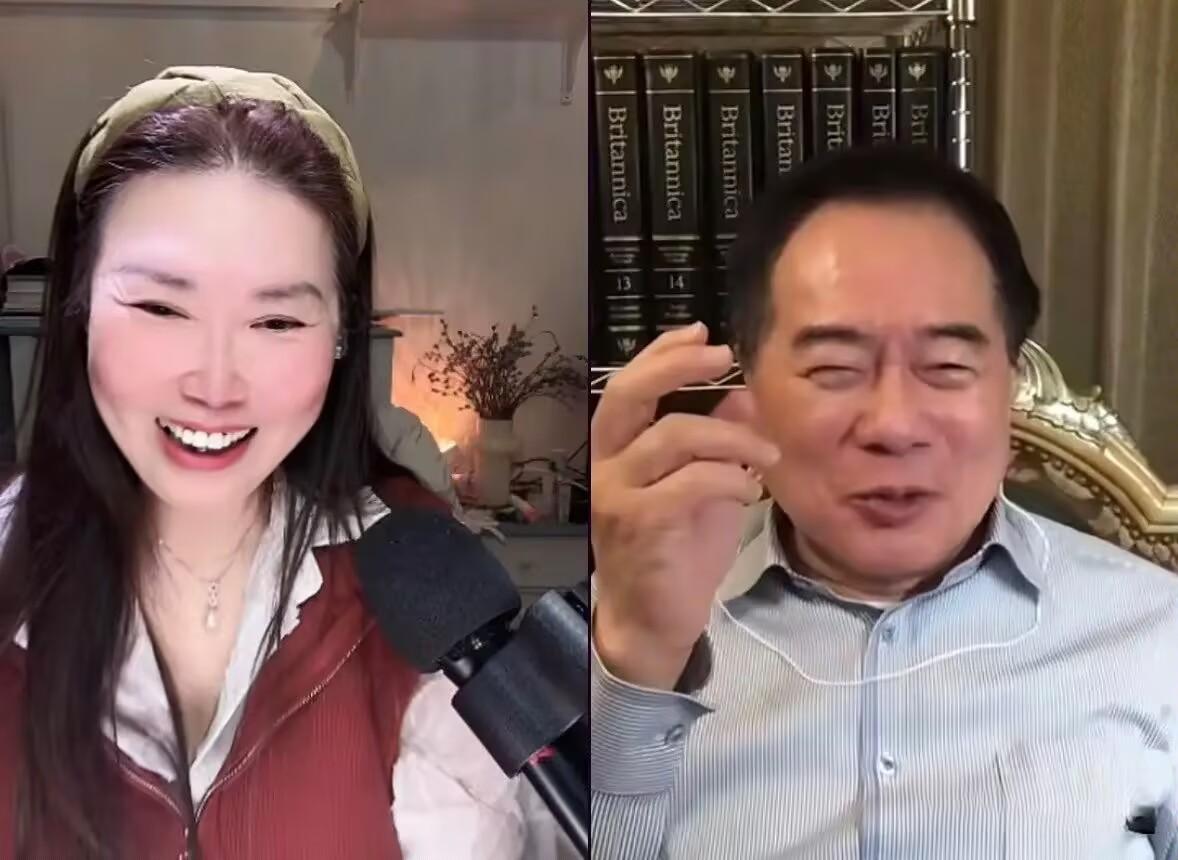 蔡正元今（15日）晚间现身其妹妹的抖音直播间连线。他妹妹与外甥女目前定居上海，此