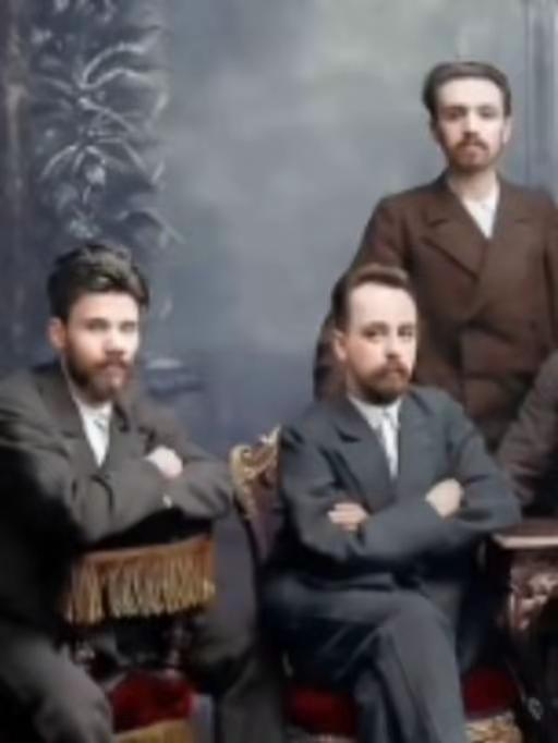 1897年圣彼得堡工人阶级解放斗争协会部分重要成员合影