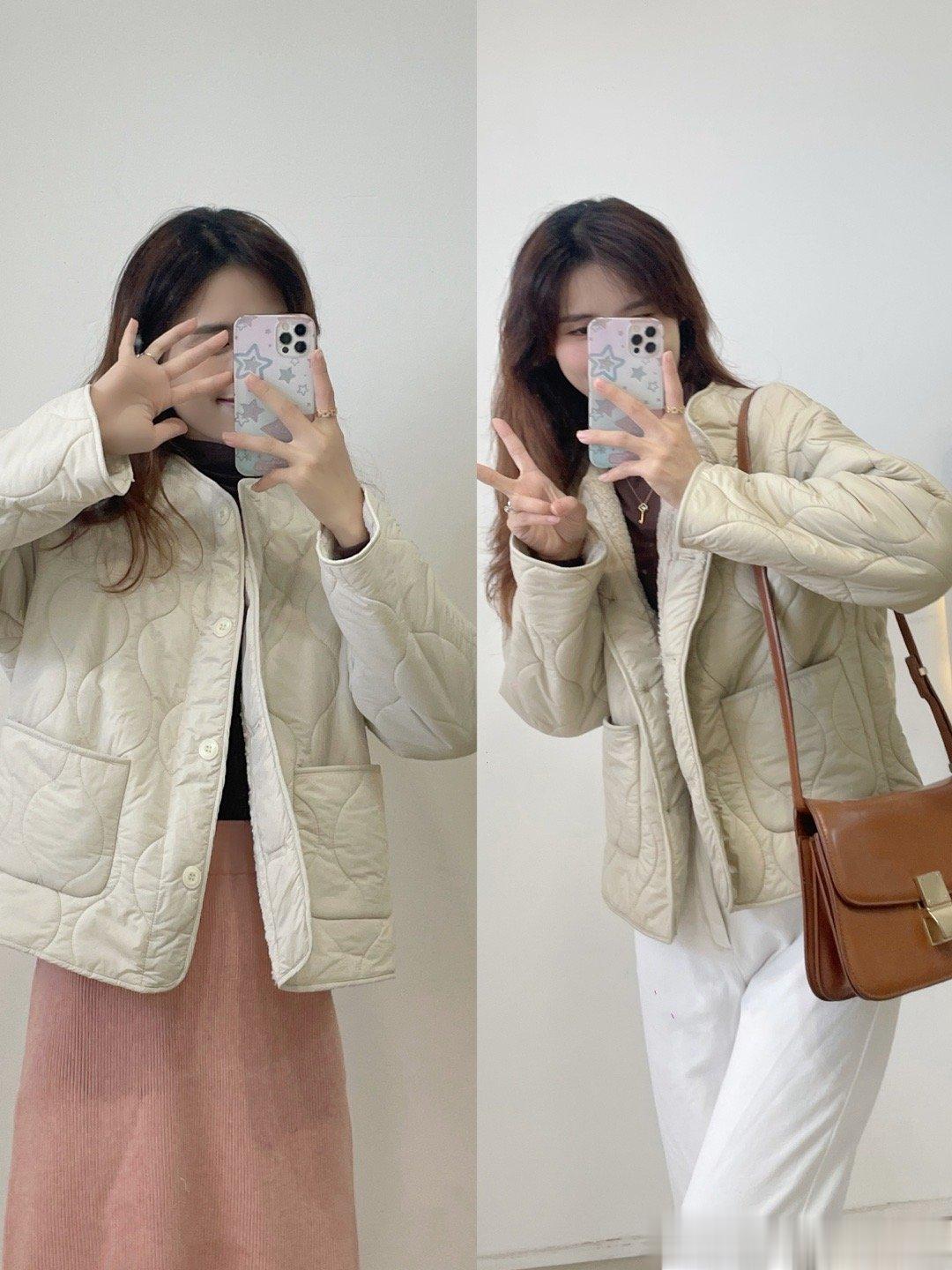 今晚20：00开拍，🈵200➖30羊羔毛加厚外套，比较厚实的一款哦！天冷了可以