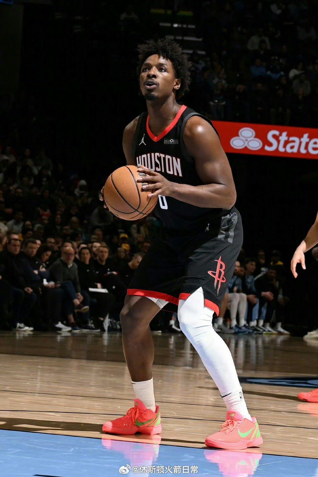 此前因内侧副韧带二级扭伤的泰特今天大概率出战！休斯顿火箭热火vs火箭NBA点赞成