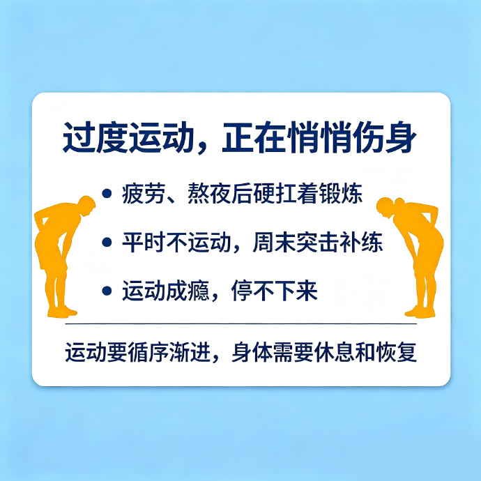 原来过度运动可能会导致变笨 很多人信奉运动越多越健康，拼命高强度撸铁、长跑，练到