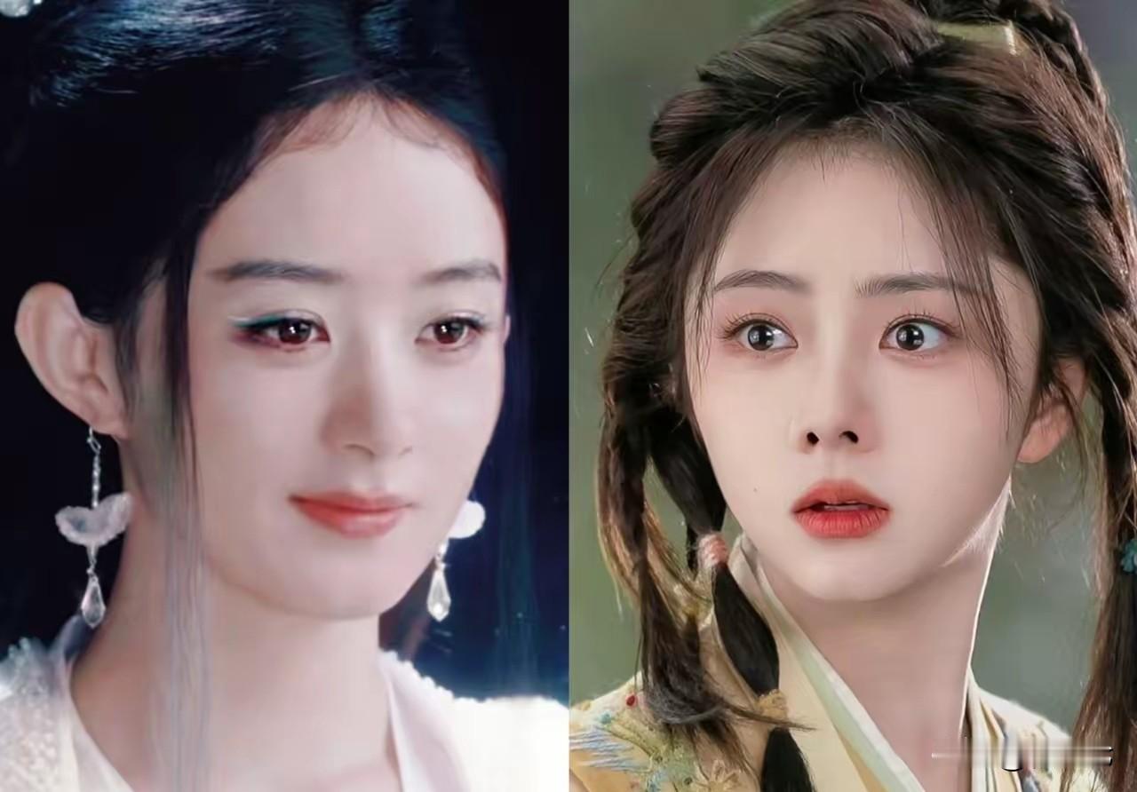 才相差三岁而已，谭松韵真的比赵丽颖的少女感强太多了
在新剧《逍遥》里，谭松韵和侯