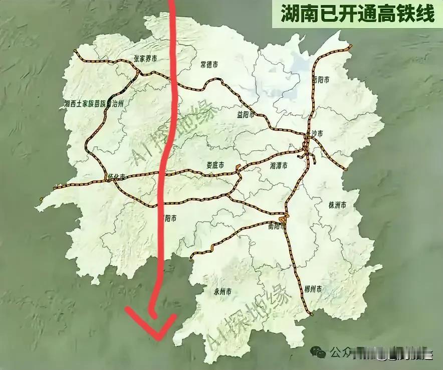 湖南省的高铁梦，基本上已经具备一定的雏形，小气候，小内环已经初步形成，但是美中不