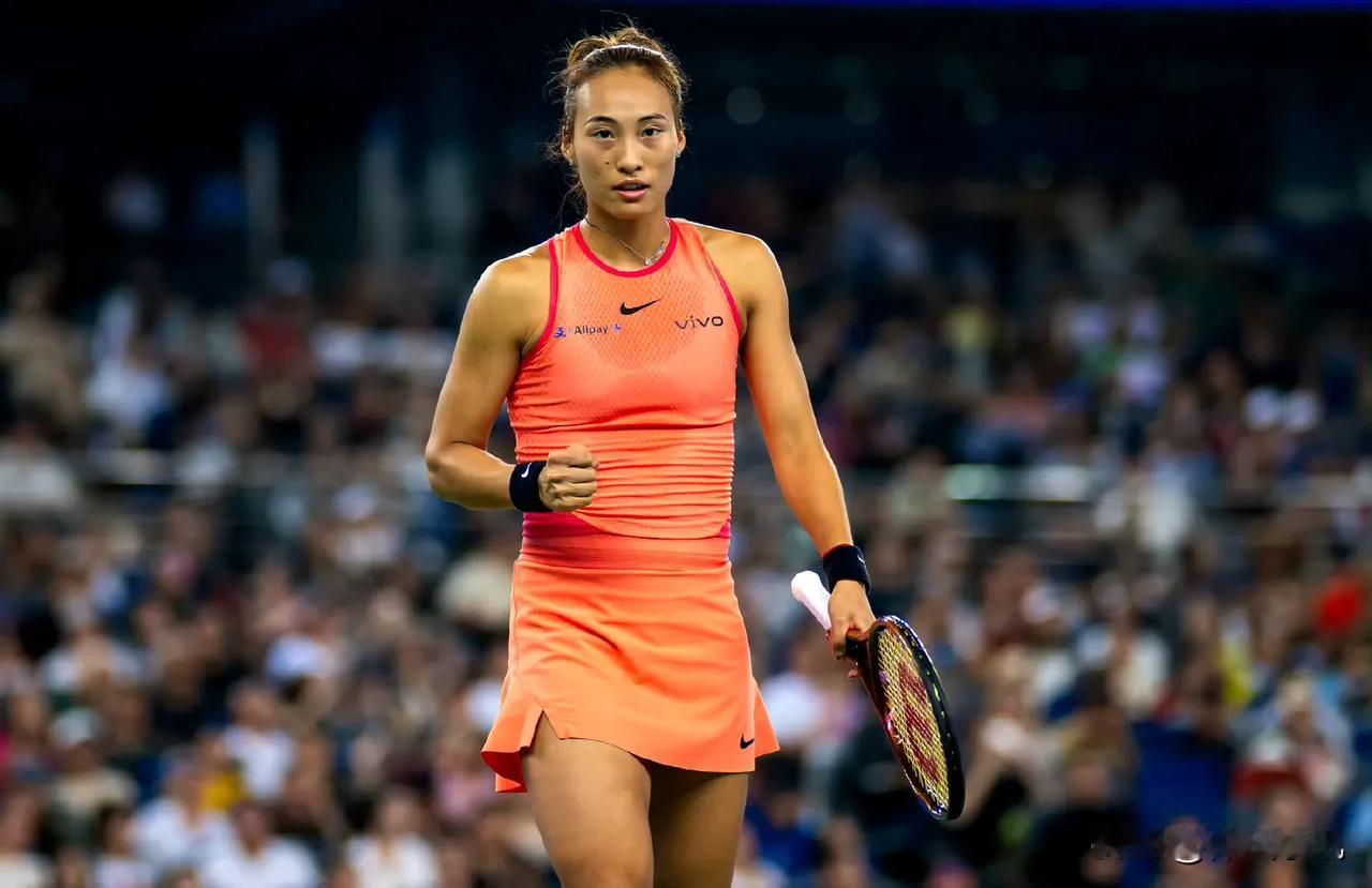 有点遗憾，郑钦文，在WTA500东京站首秀与日本选手内岛萌夏的比赛，体育频道CC