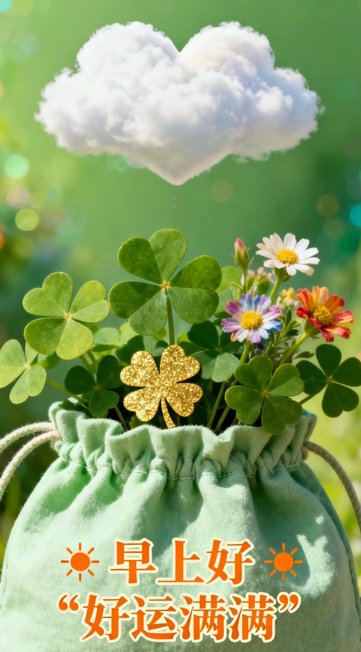 早安啊～新的一天开始。把烦恼清零，把快乐装满。不慌不忙，向阳而行。一切美好都在赶