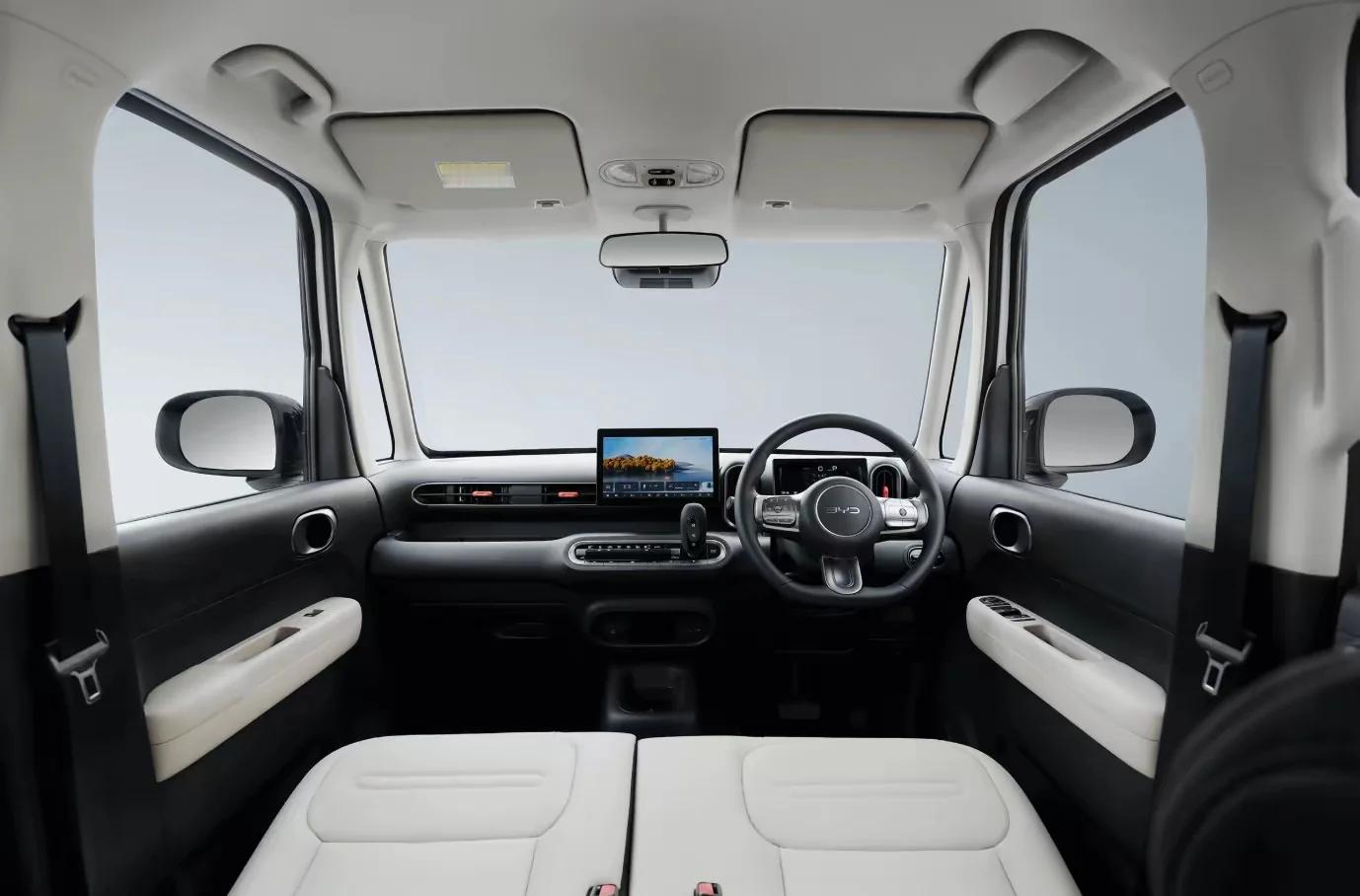 比亚迪海獭内饰官图发布（日本专供Kcar） 