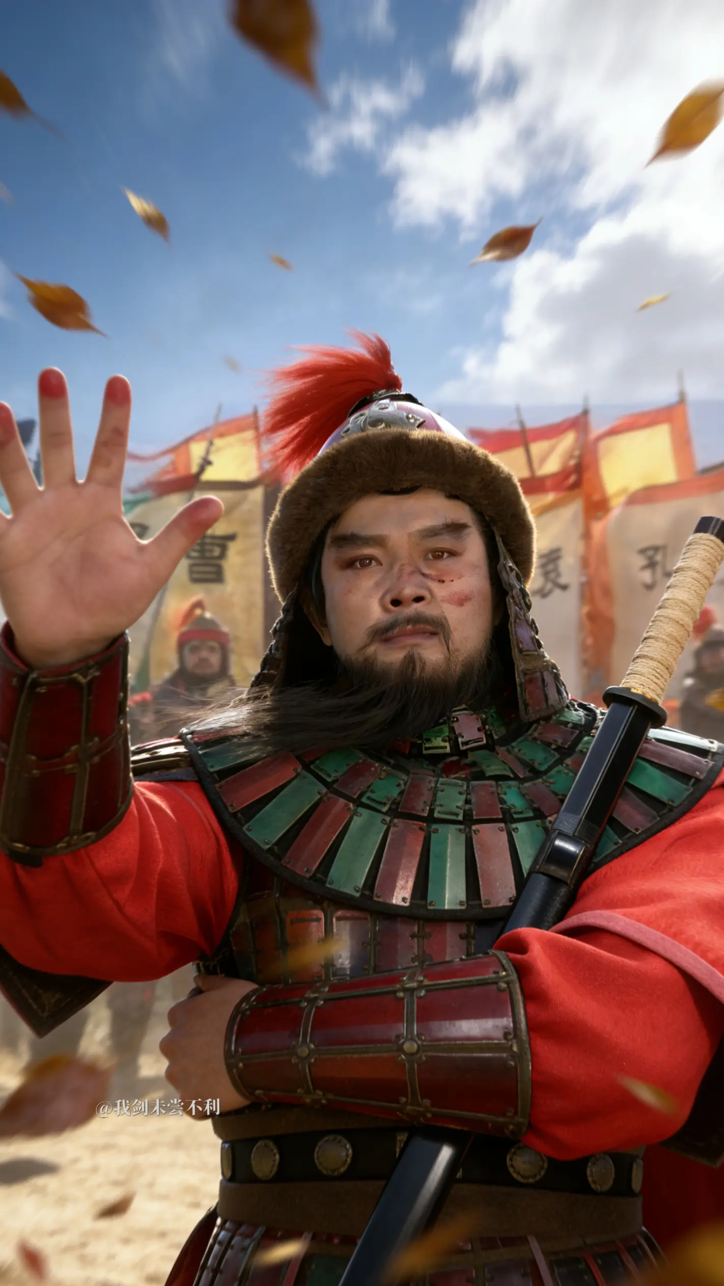 天下英雄如过江之鲫。    AI生图 虚拟演绎 无不良引导