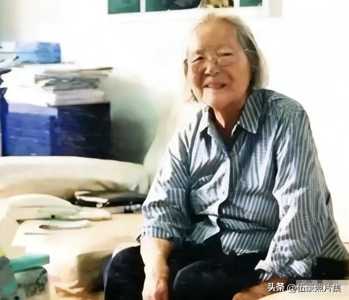 2003年, 退休在家的傅作义之女傅冬菊单人照，如今一位普通的老太太当年可是推动