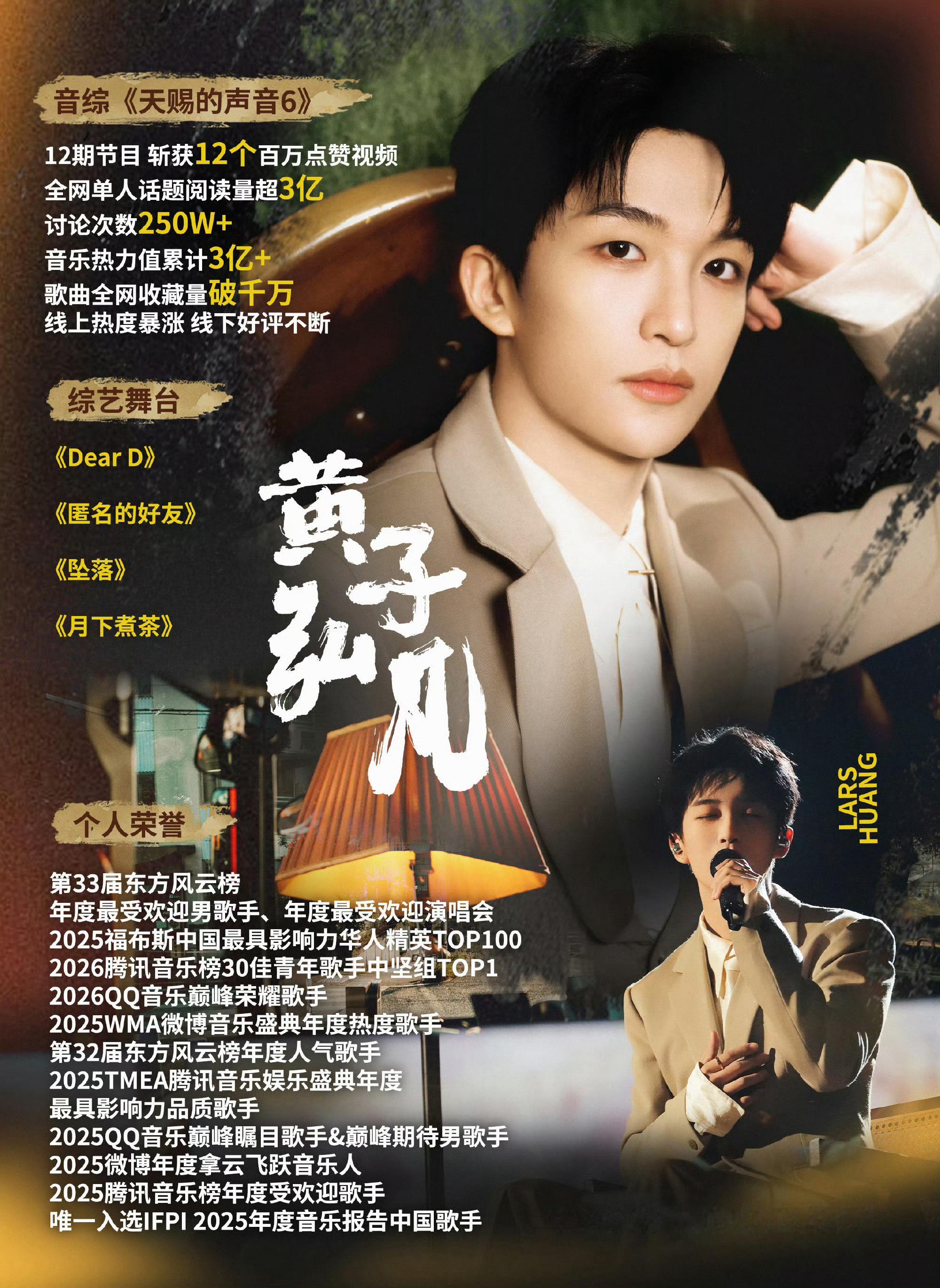 期待黄子弘凡又会给我们带来好听的舞台呀·黄子弘凡 ·2026JUMPPARK首批