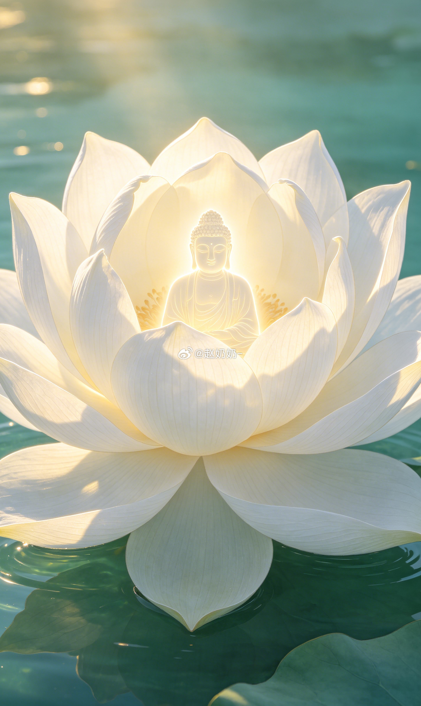 花开见佛，佛在花开处，也在人心安处。此刻心安，便是见佛奶奶帮大家祈福 好运连连