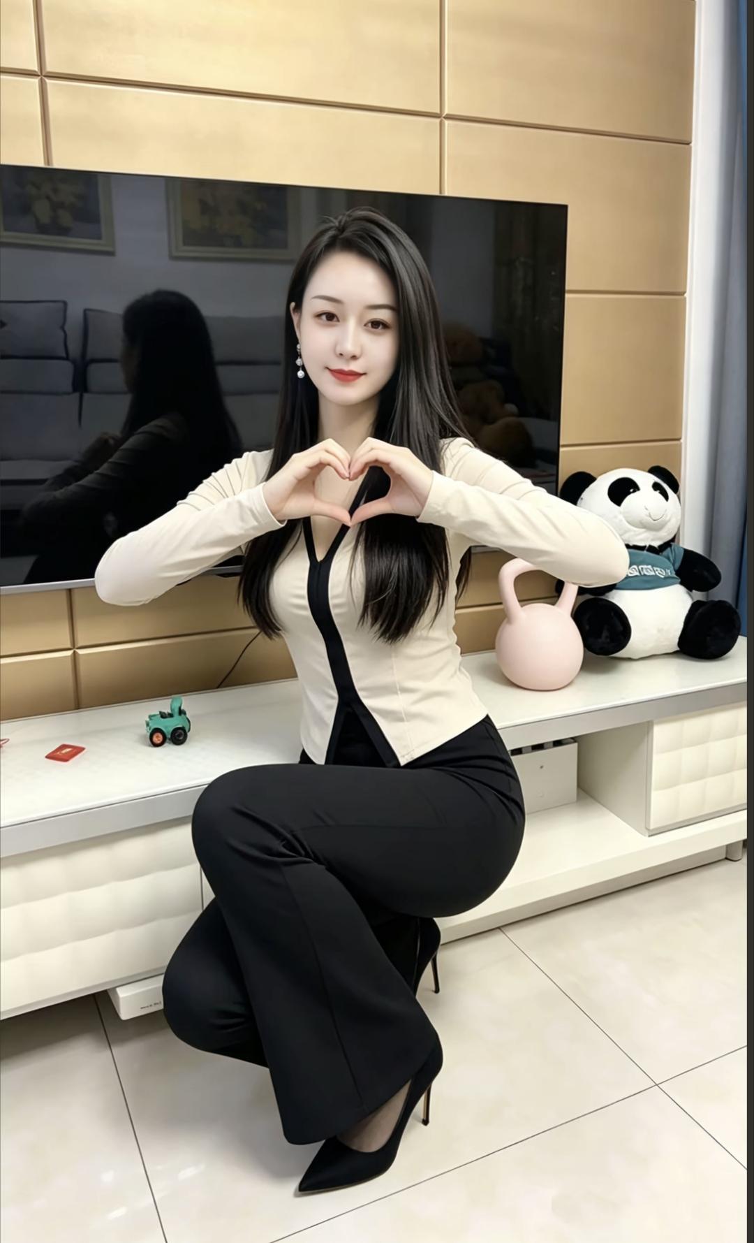 如何穿出时尚与气质?
简约通勤套装藏着高级氛围感
米白修身上衣搭配垂感黑喇叭裤