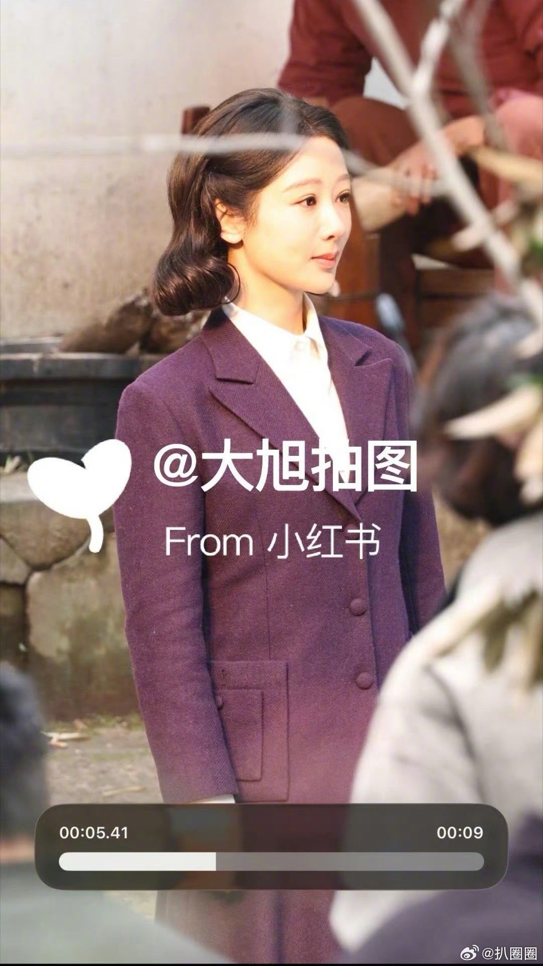 杨紫玉兰花开君再来妆造路透生图，觉得如何～ 