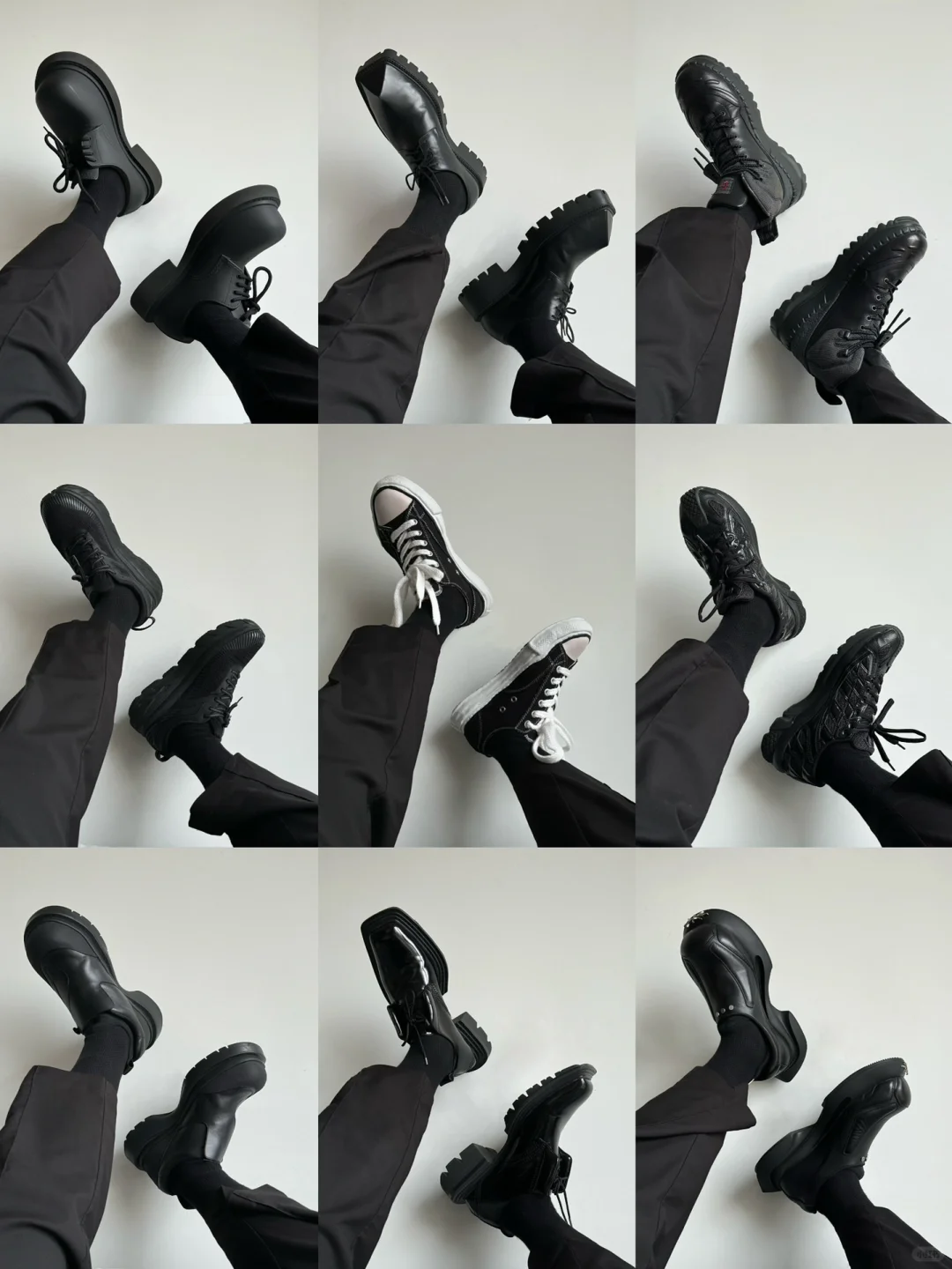 黑鞋分享｜男生真正迷人的地方是脚踝⚫️❕