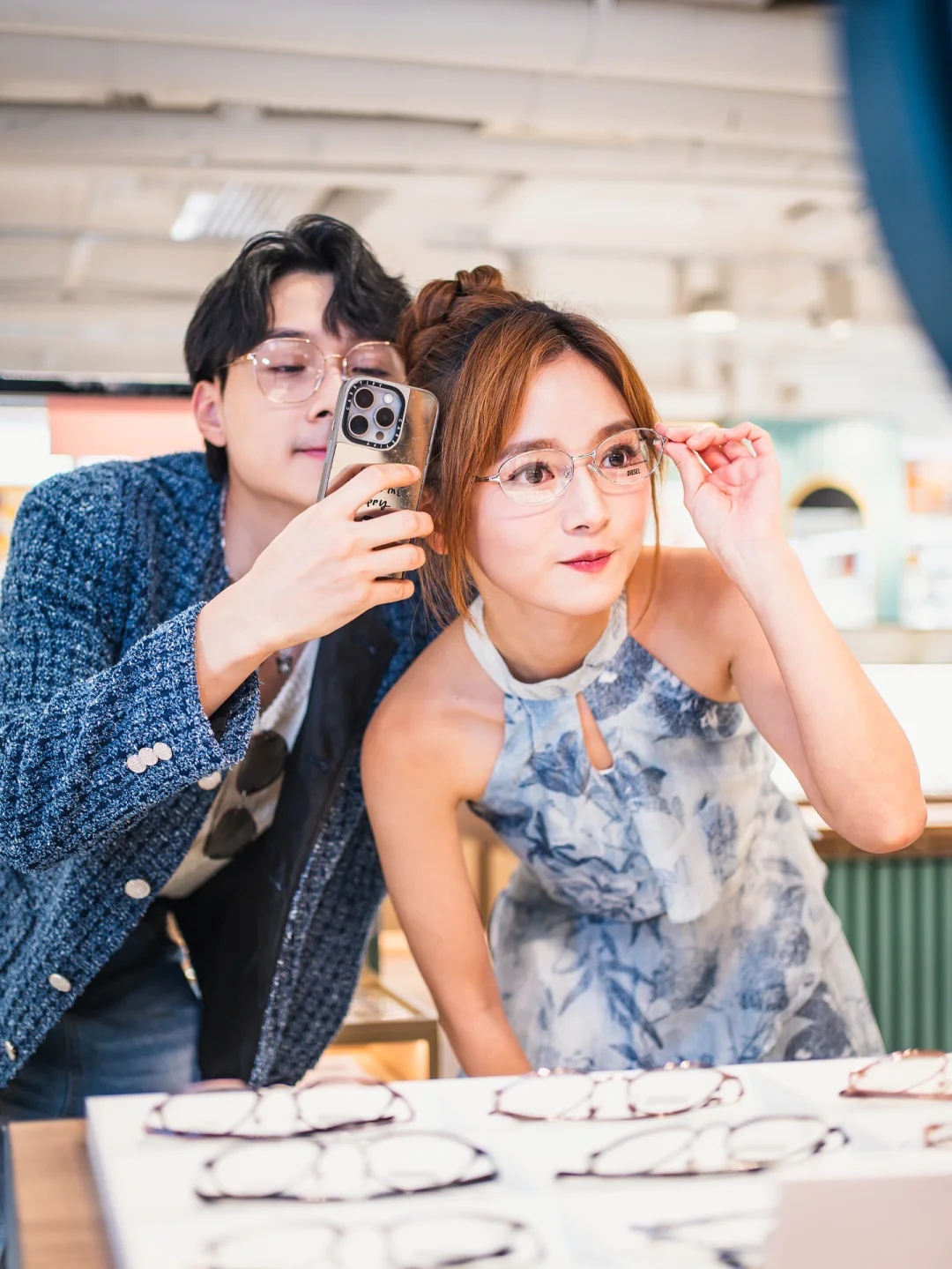 配对后的罗毓仪、林俊其首次情侣档出席活动