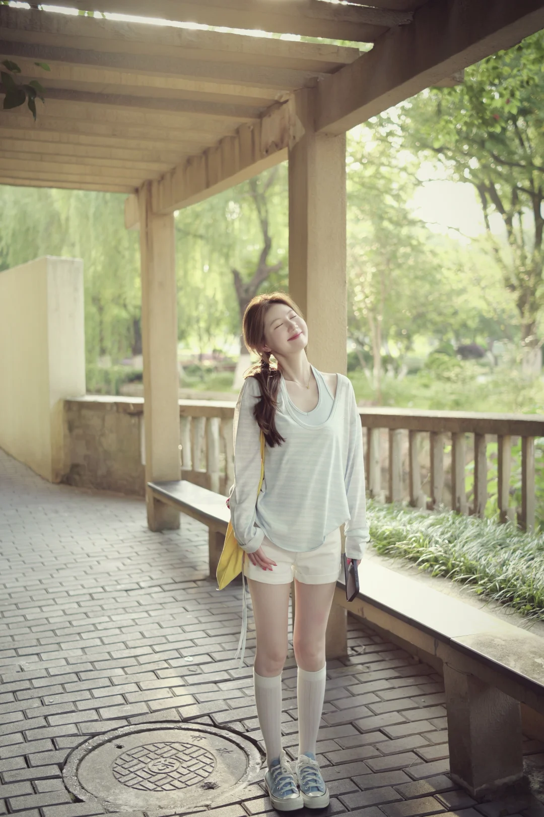 蓝色条纹～